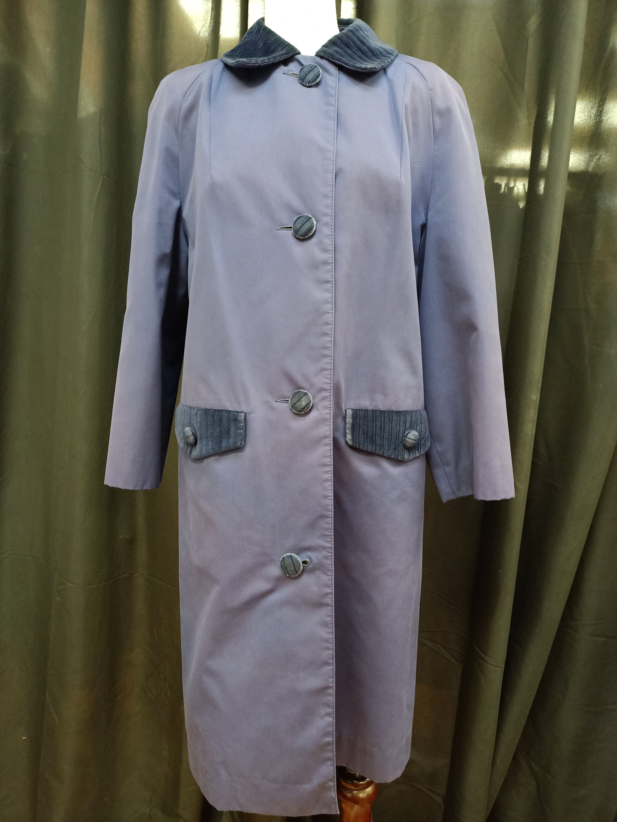 Vintage Navy Trench Coat