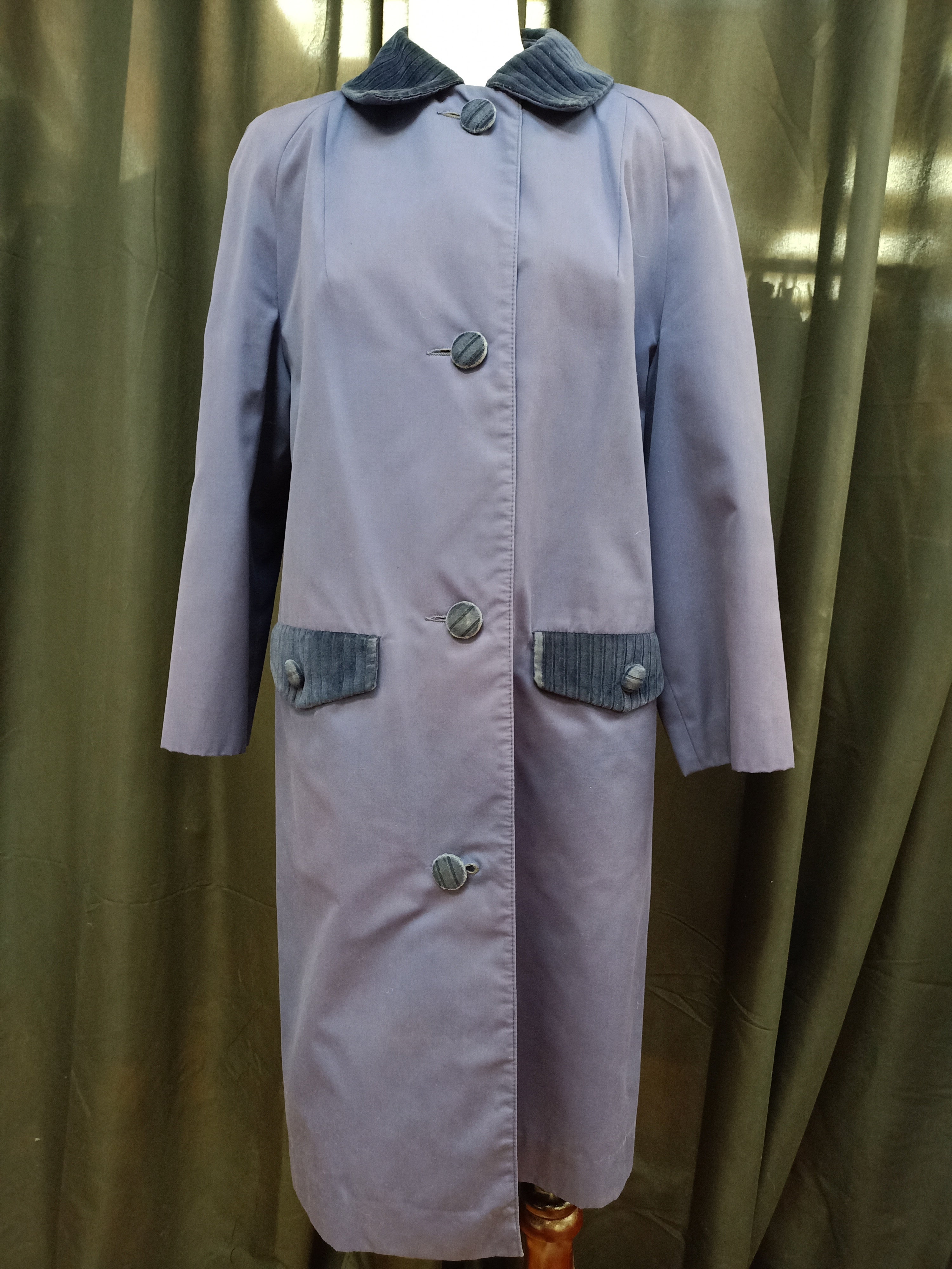 Vintage Navy Trench Coat