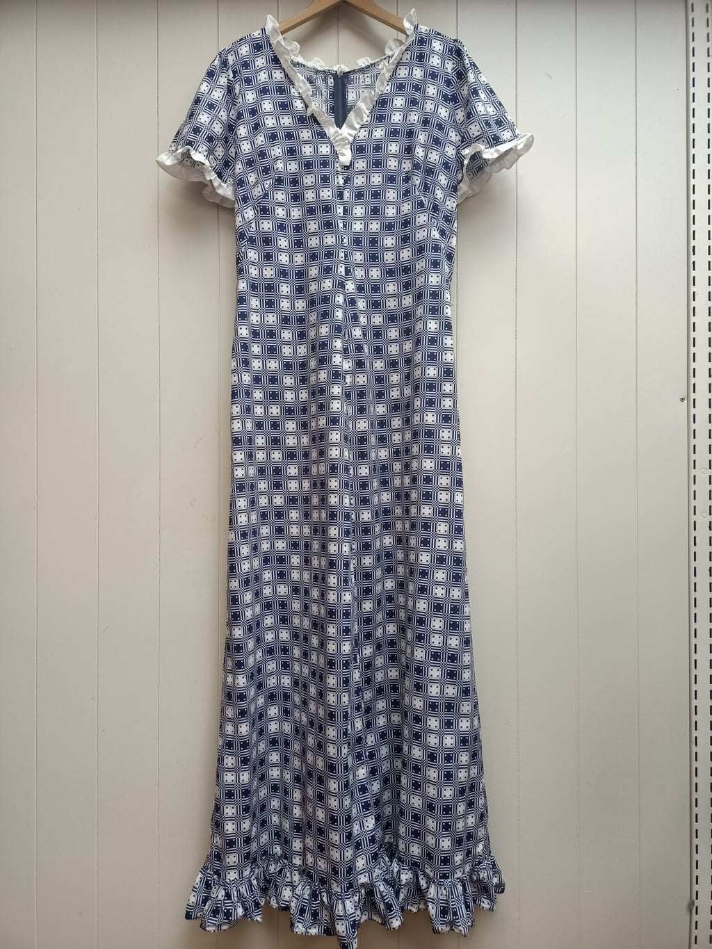 Vintage Dice Maxi Dress