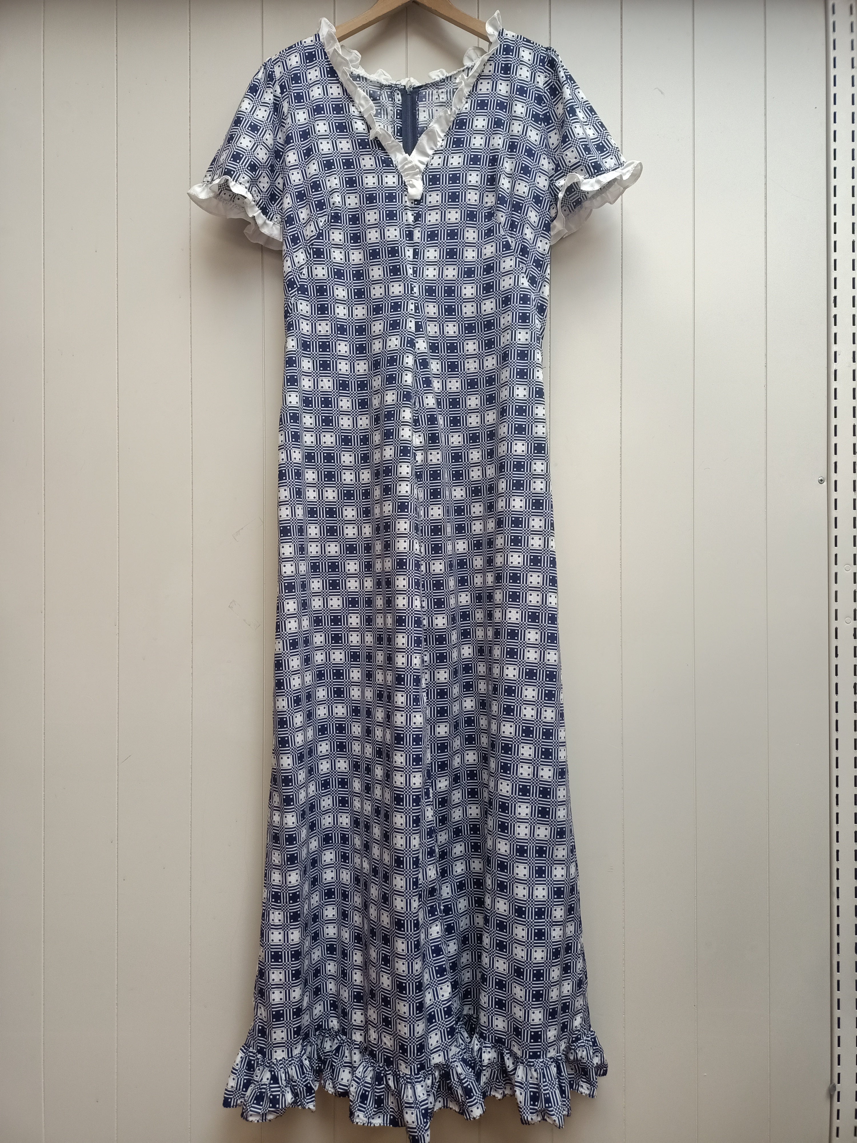 Vintage Dice Maxi Dress