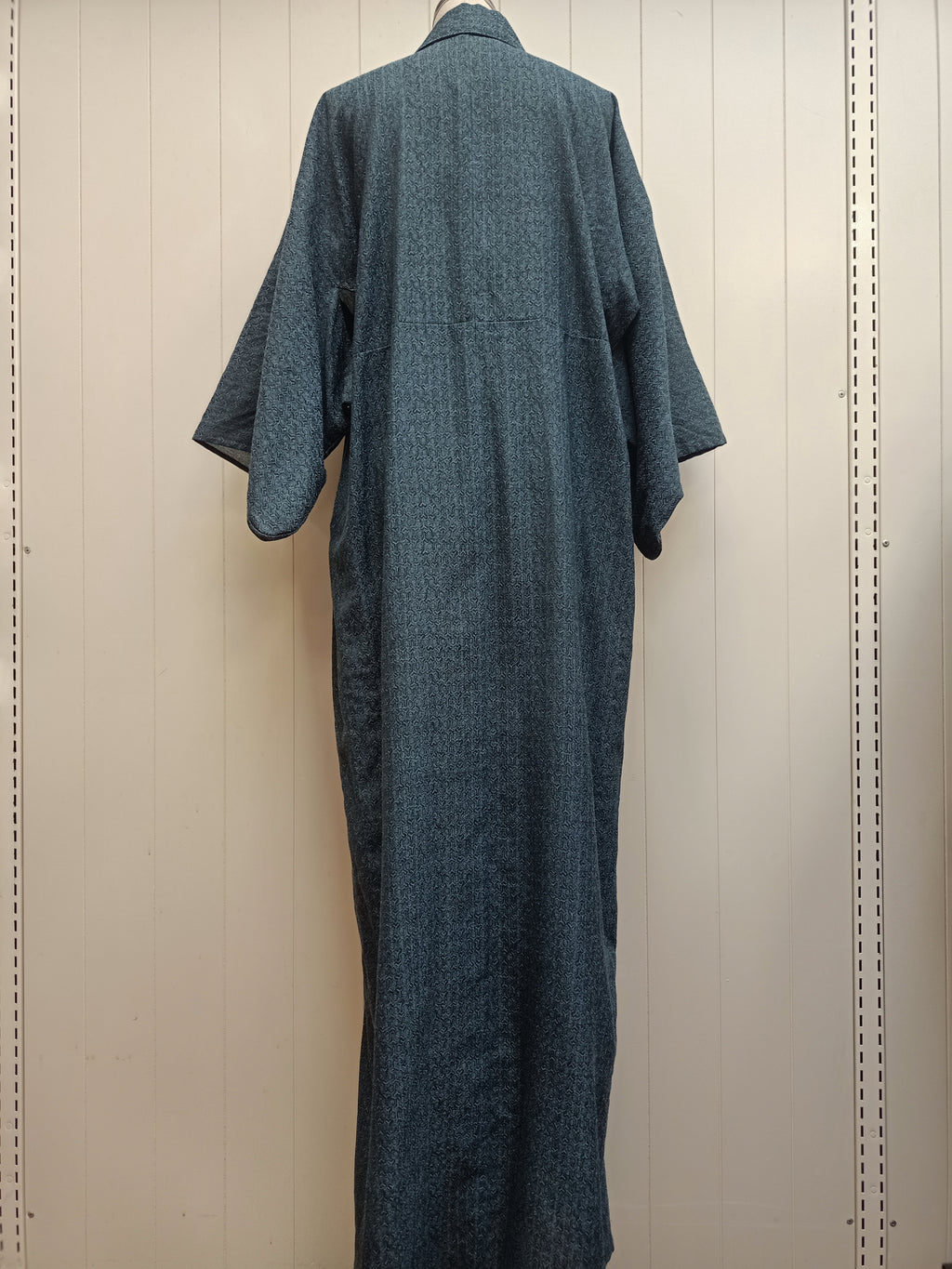 Vintage Blue & Black Medallion Kimono
