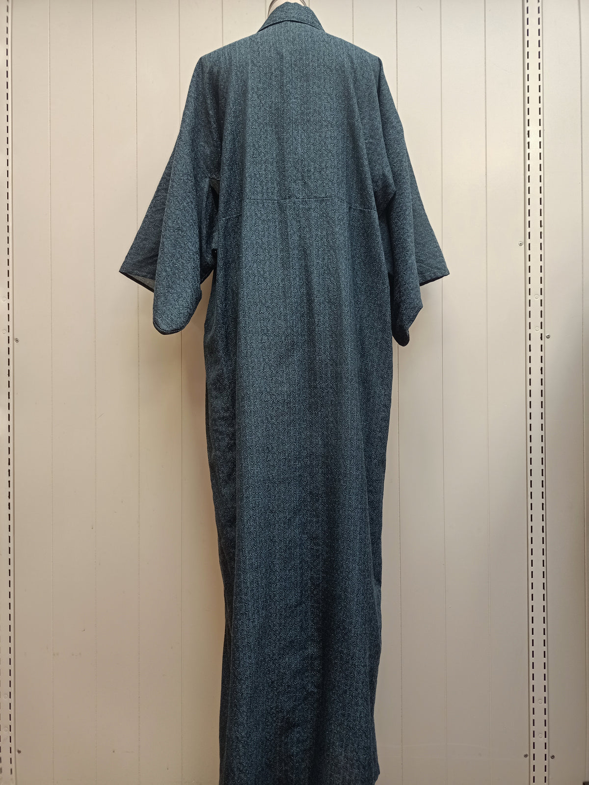 Vintage Blue & Black Medallion Kimono