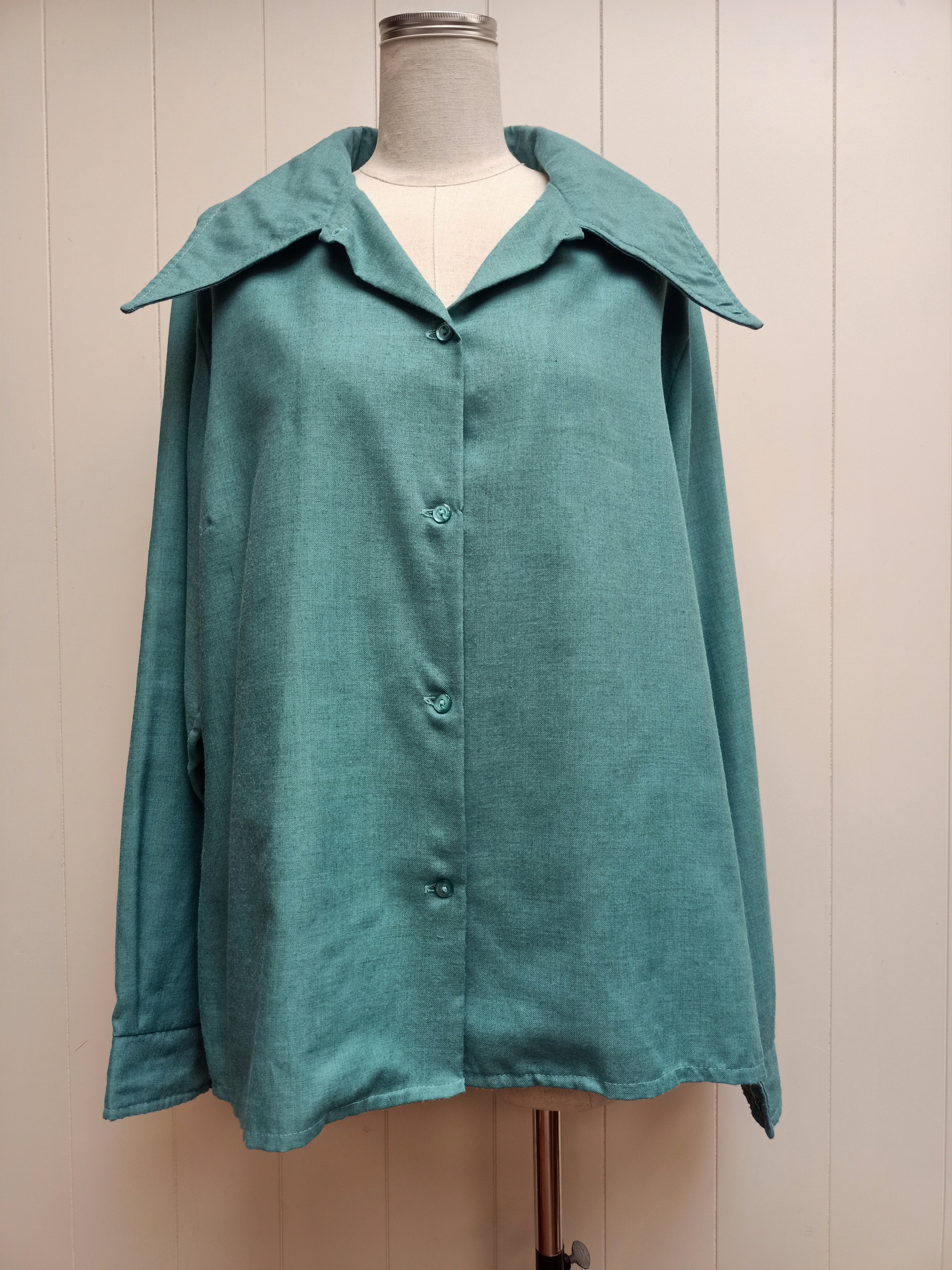 Vintage McCaul Green Chambray Shirt
