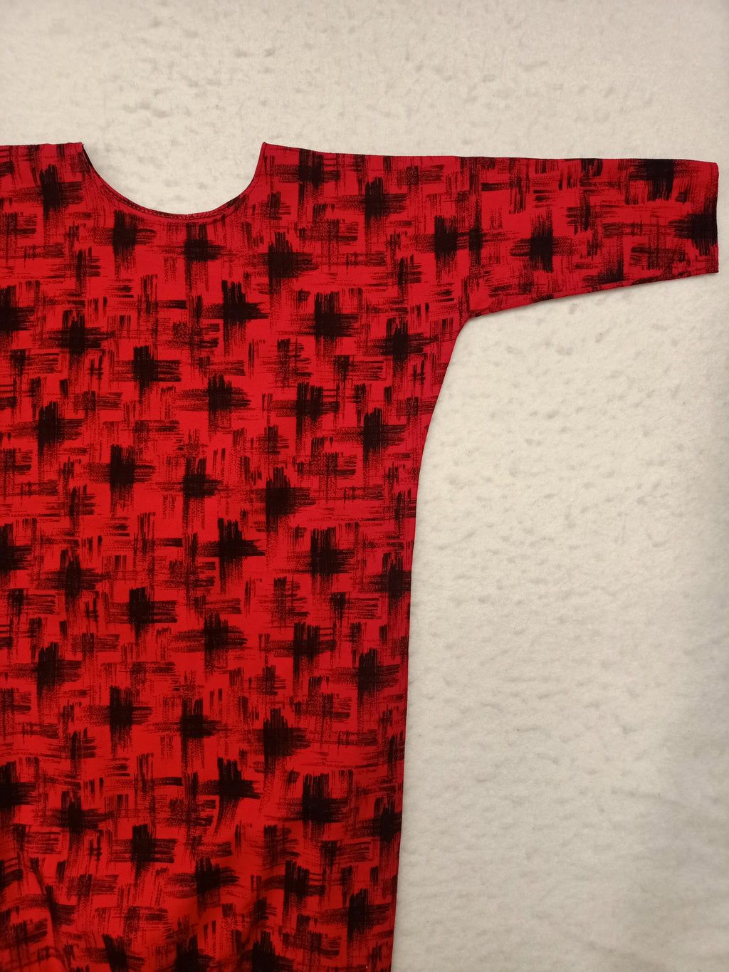 Vintage Red Cocoon Dress