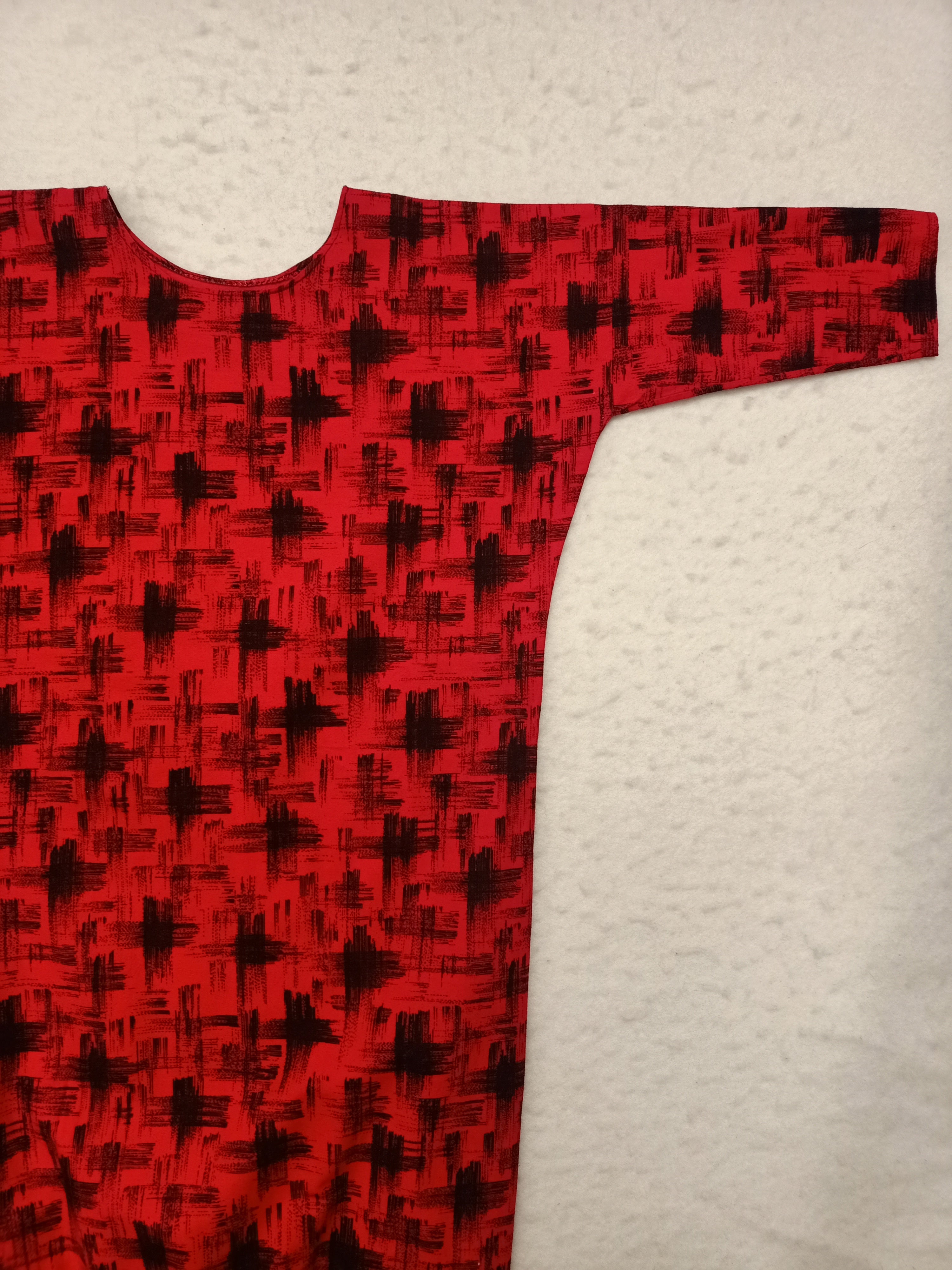 Vintage Red Cocoon Dress