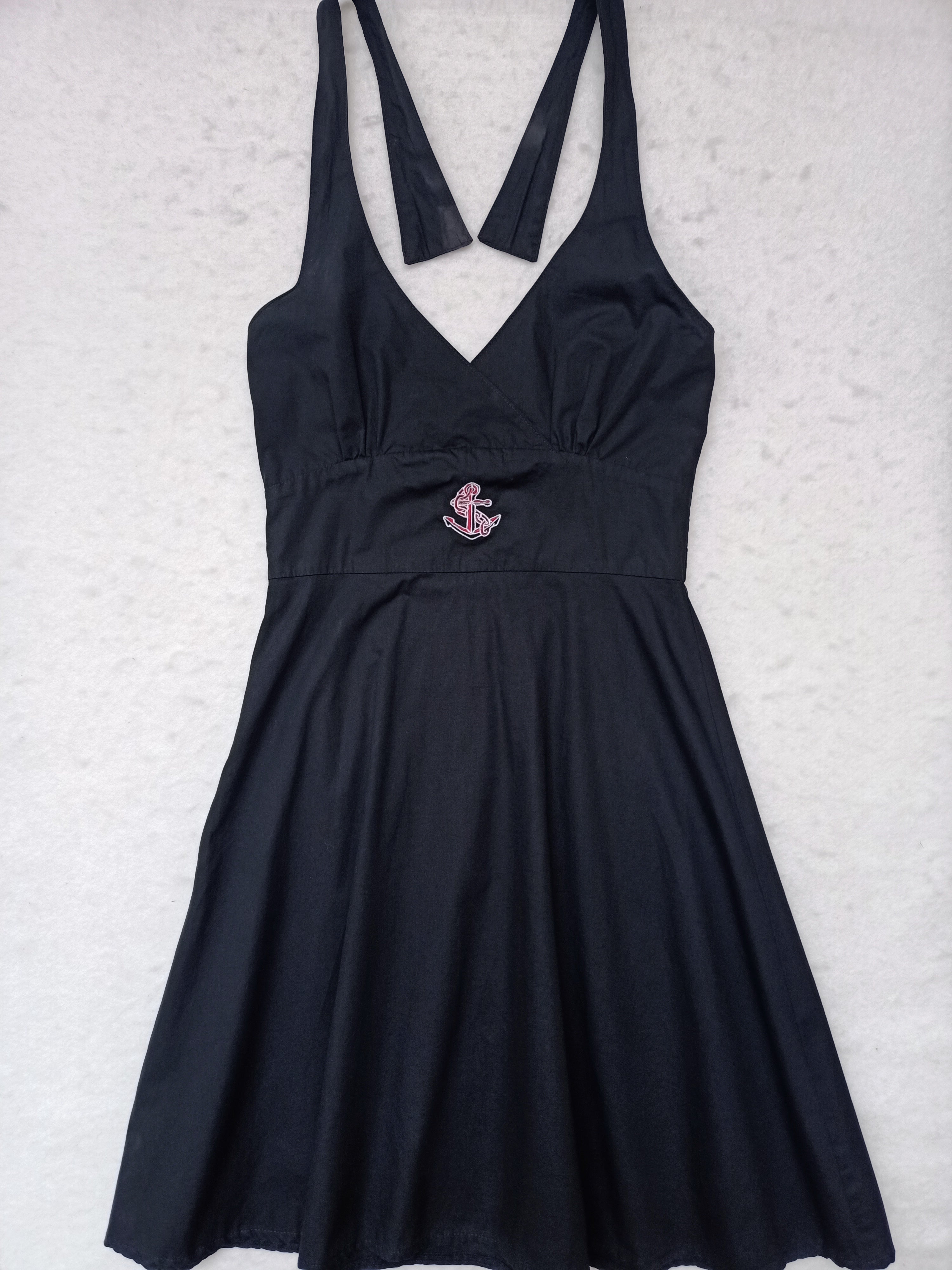 Devol Black Sailor Dress