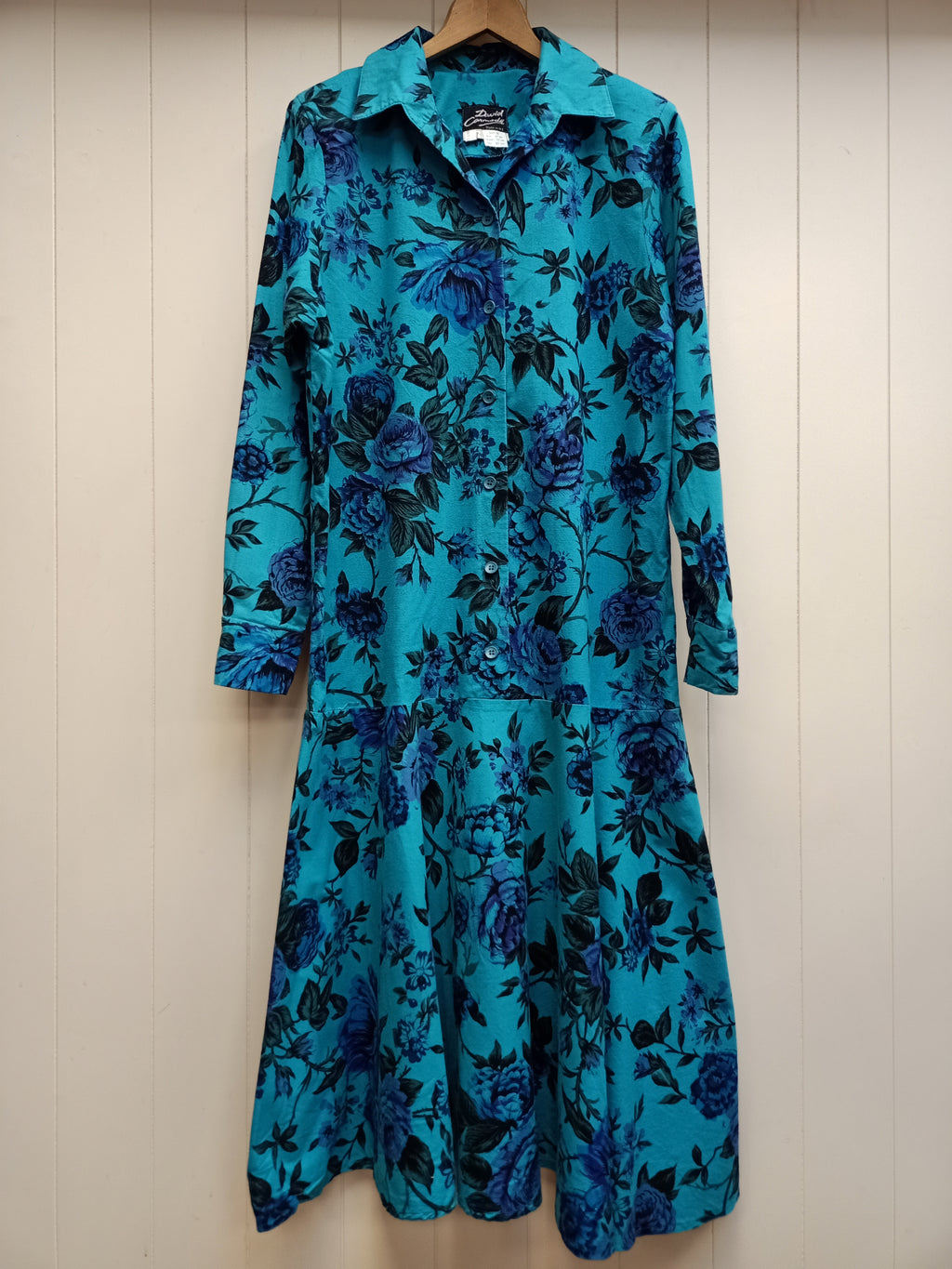 Vintage David Carmody Floral Dress