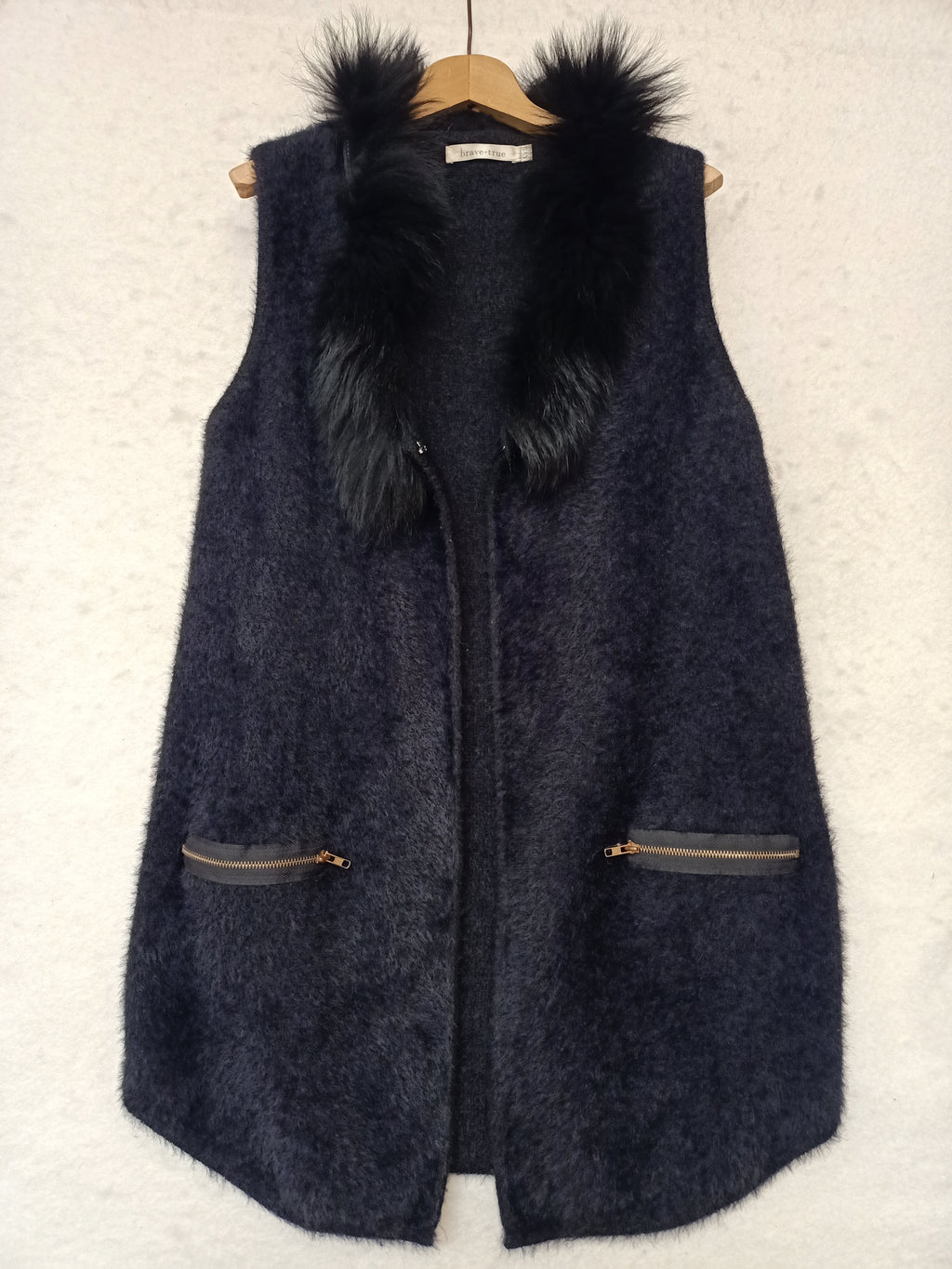 Brave+True Sleeveless Cardigan Vest