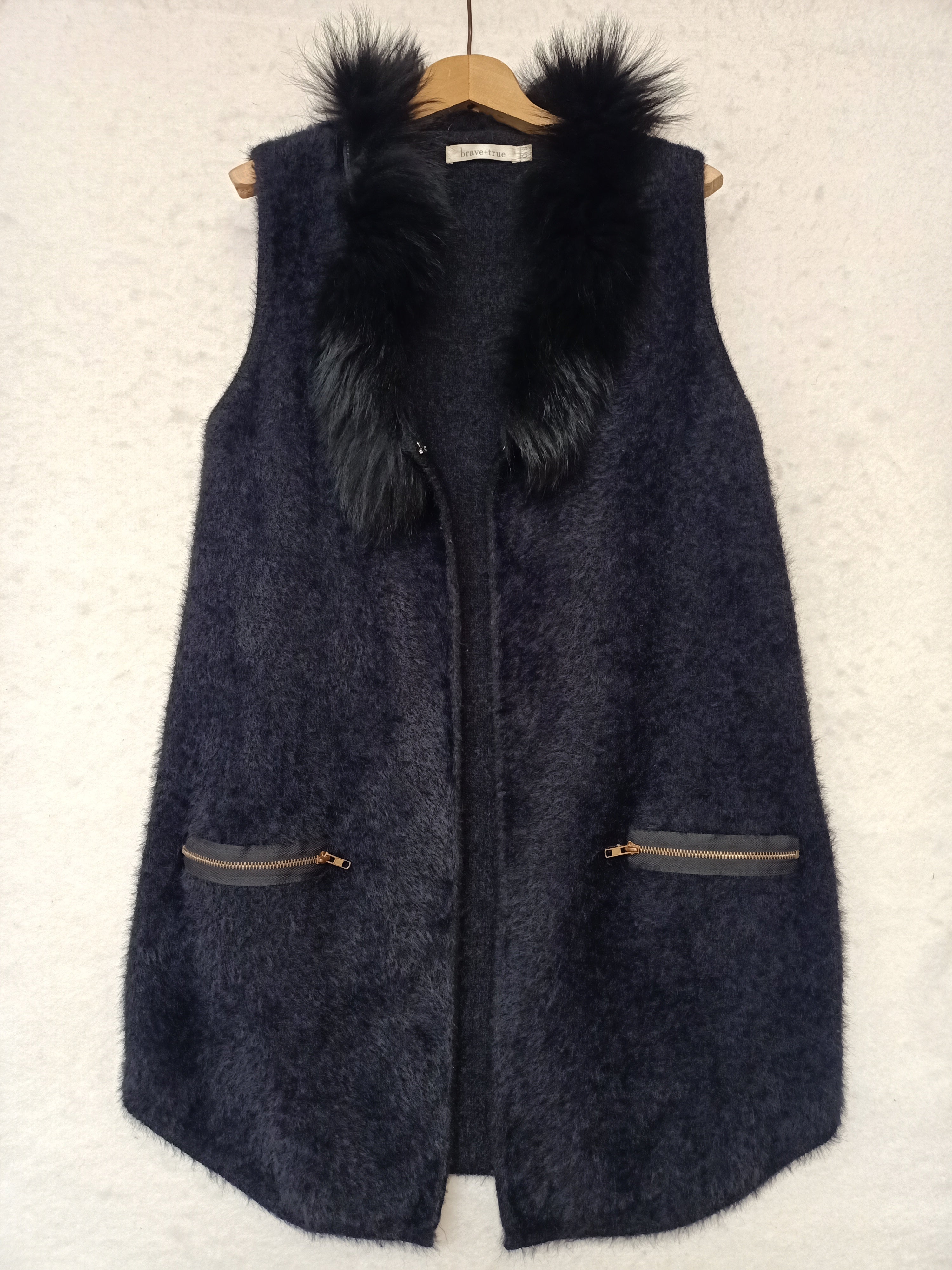 Brave+True Sleeveless Cardigan Vest