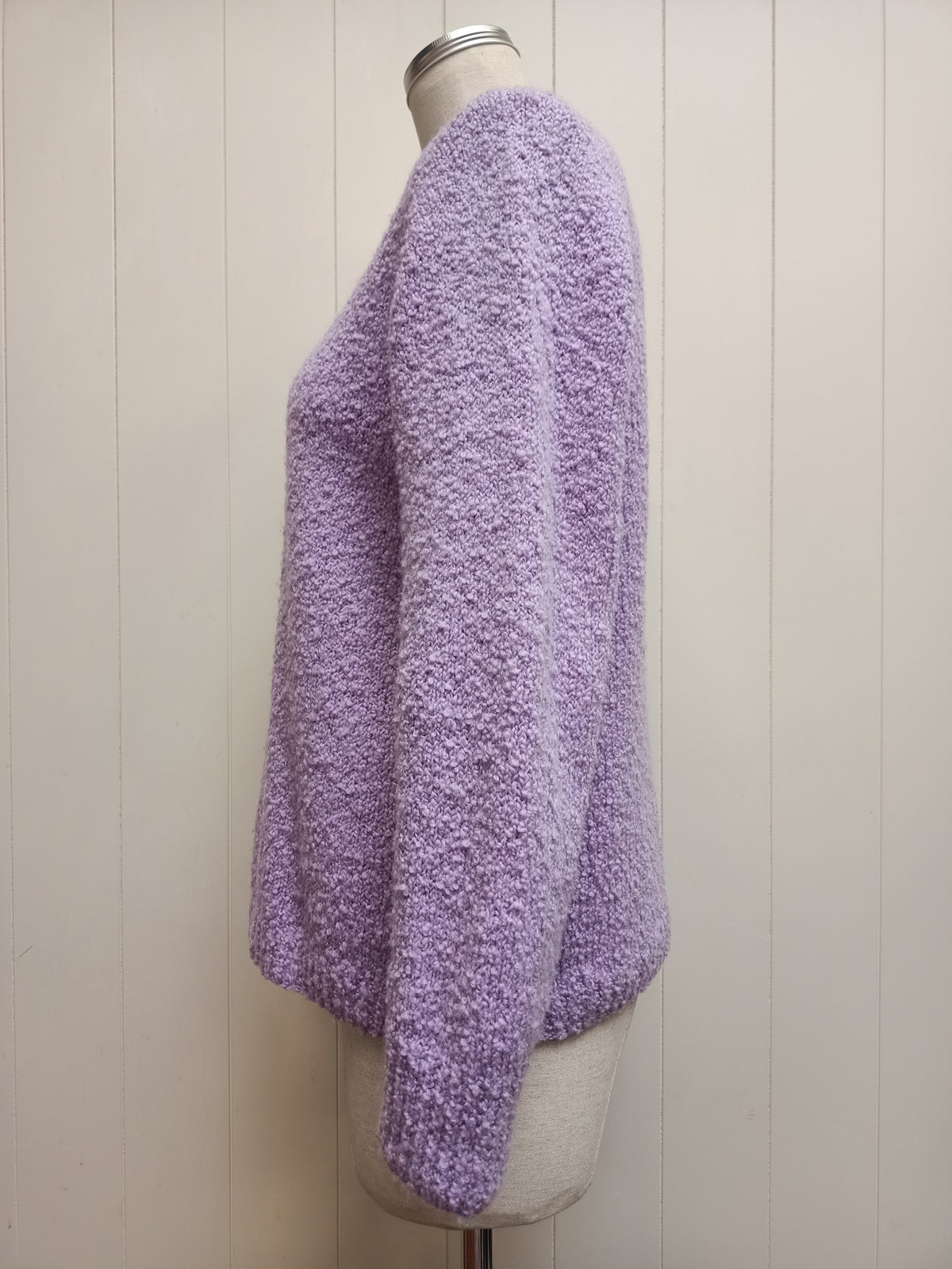 Vintage Purple Boucle Sweater