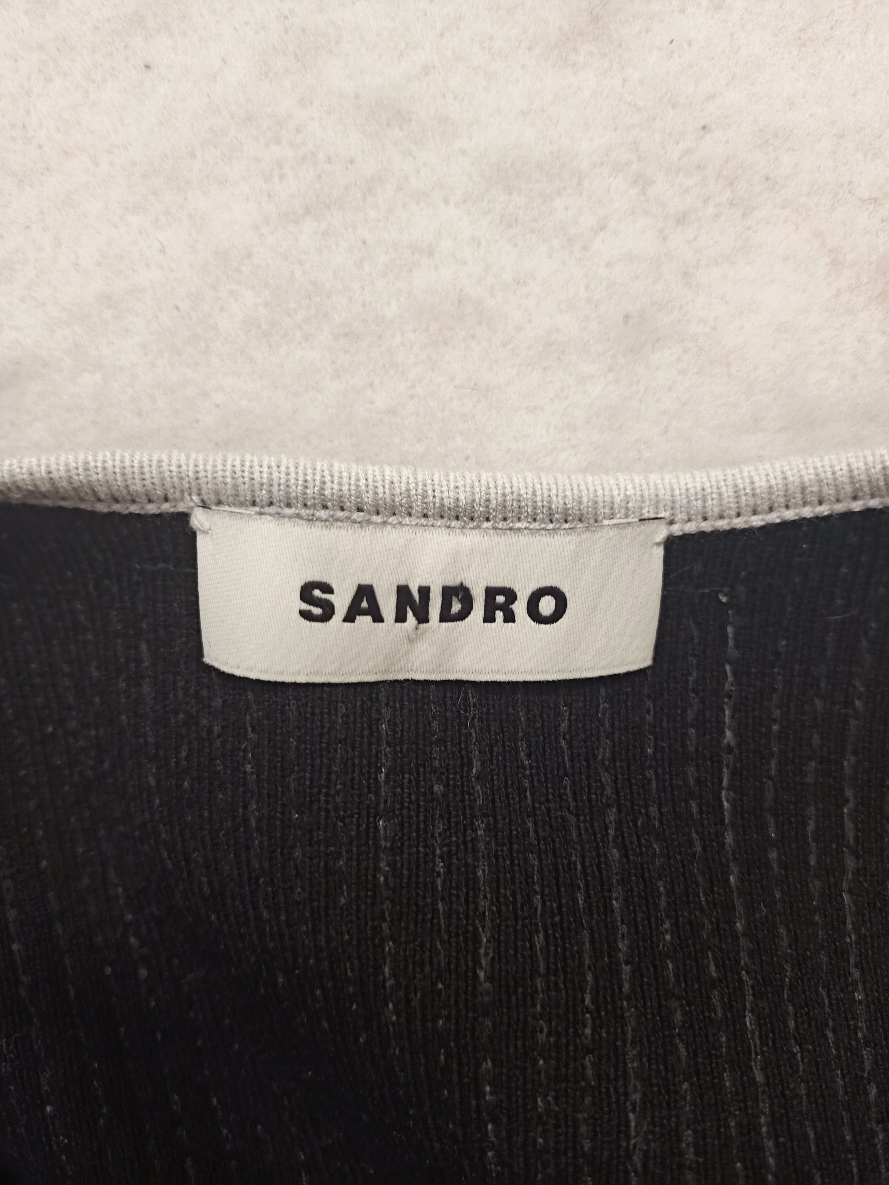 Sandro Black Sequins Shirt