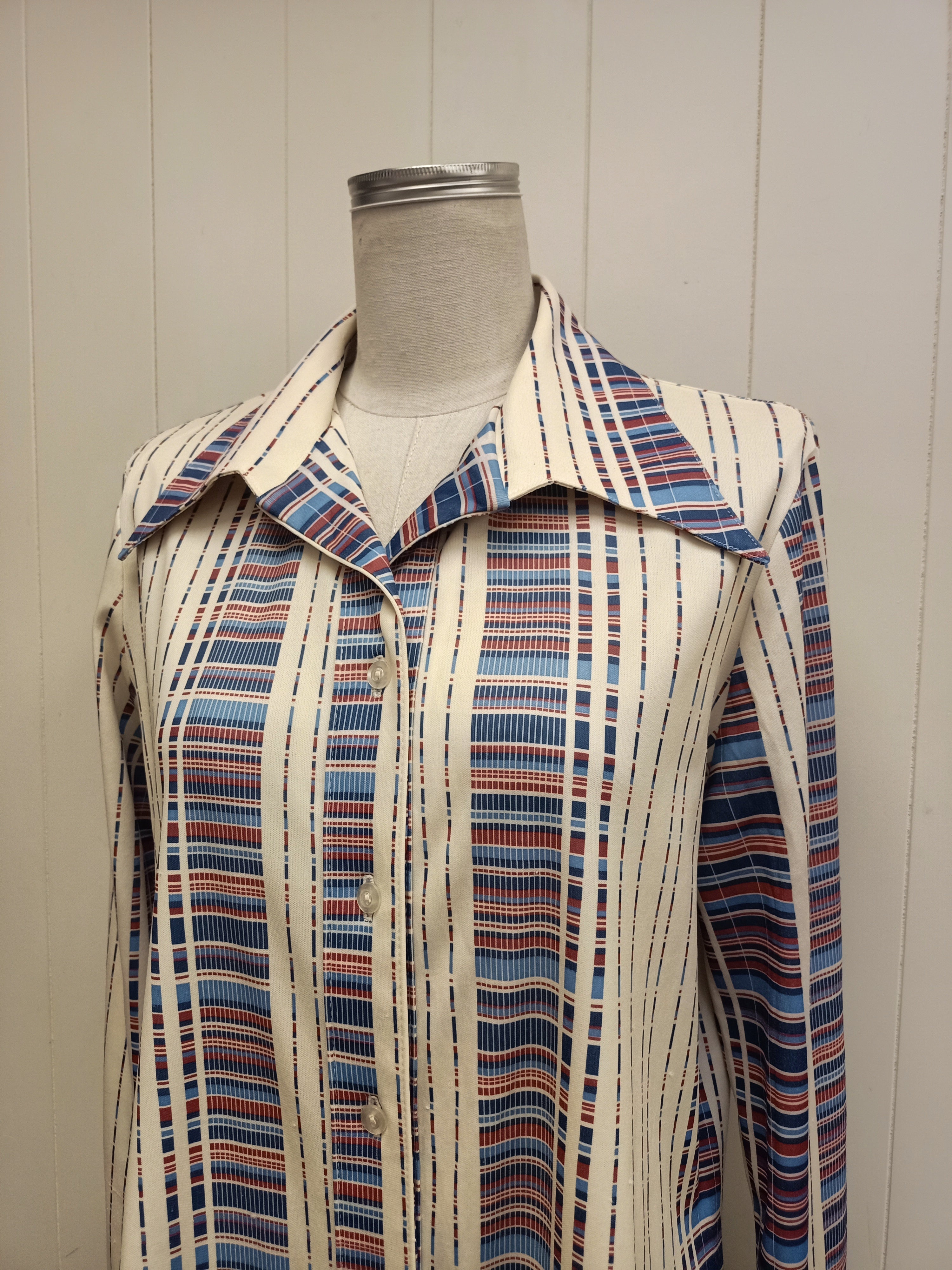 Vintage Bonds The Knit Maker Striped Shirt