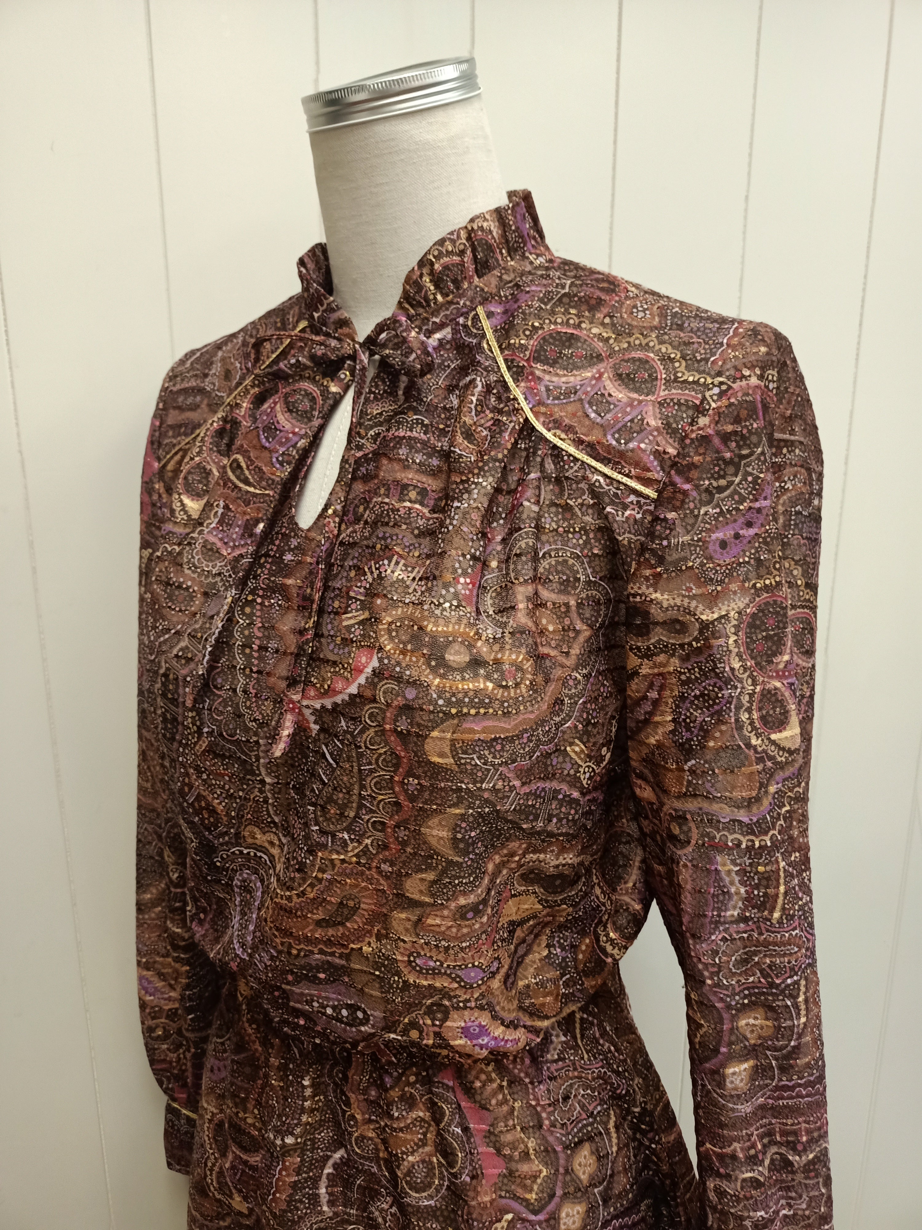 Vintage Dolores Paisley Dress