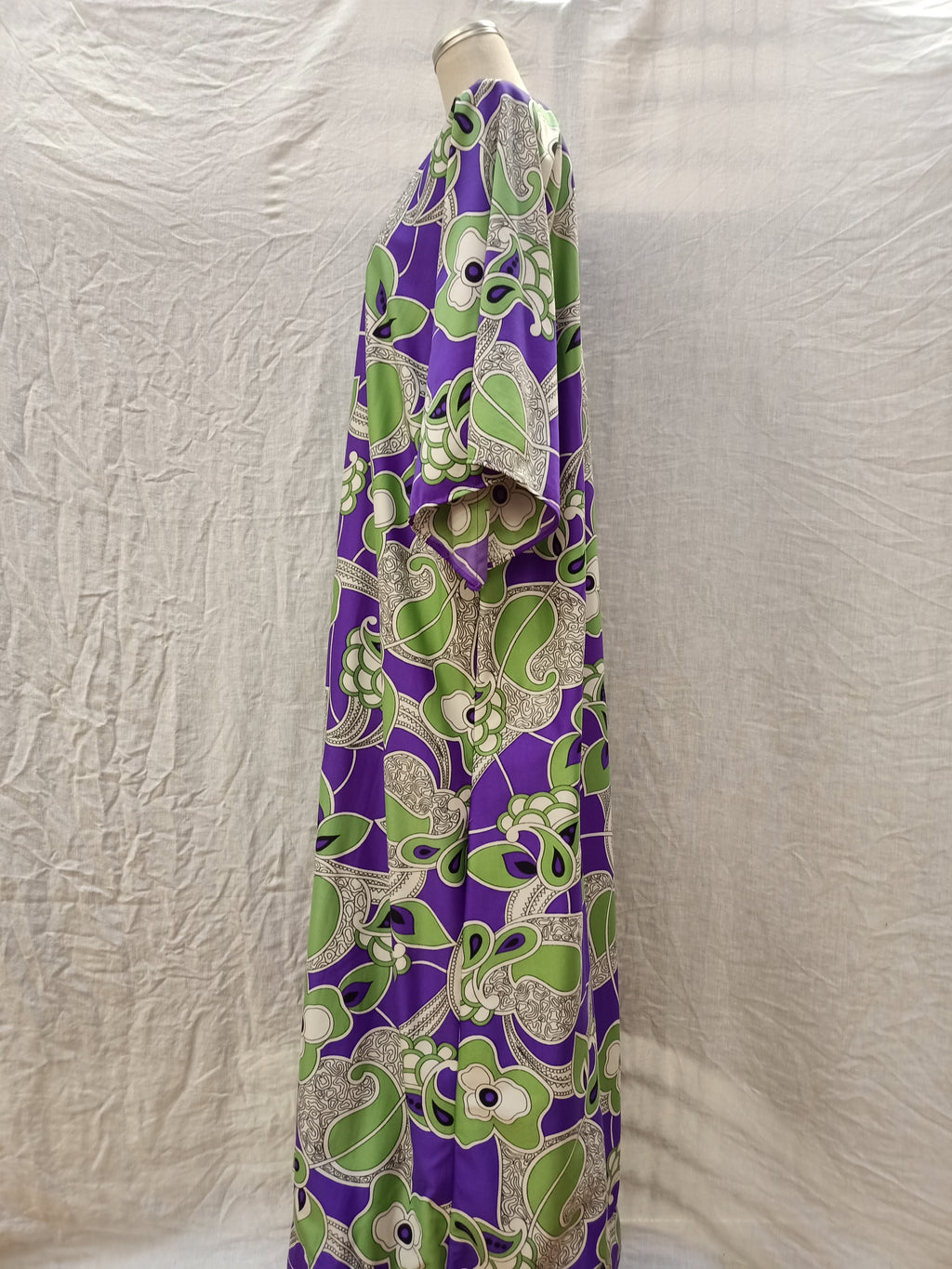 Vintage Green & Purple Dress