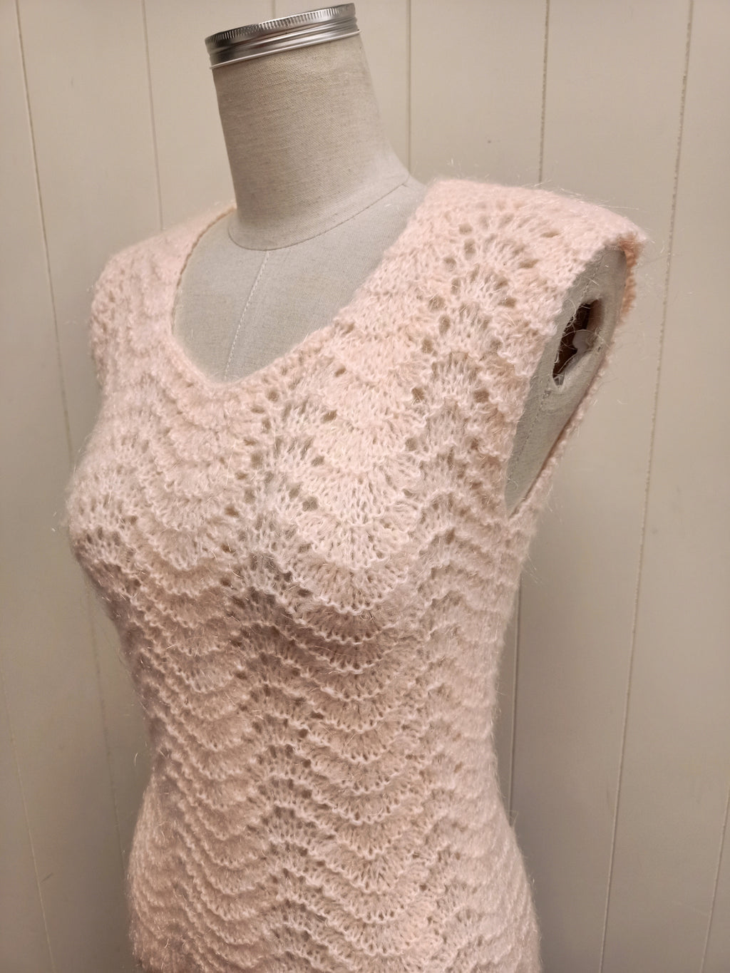 Vintage Wave Handknit Shirt