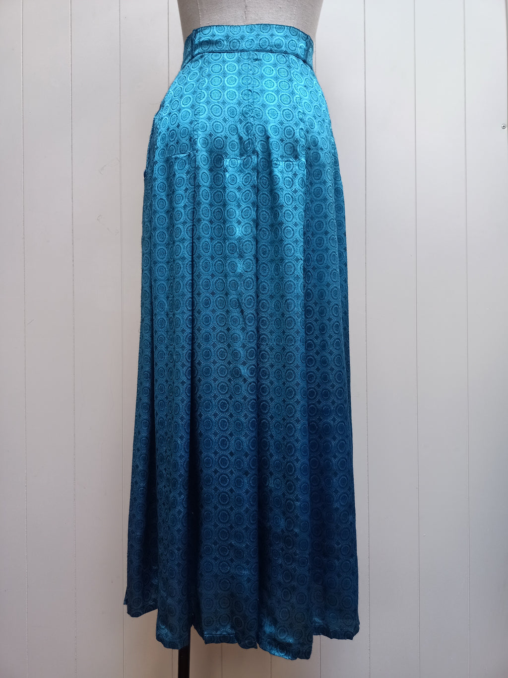 Vintage Medallion Rayon Skirt