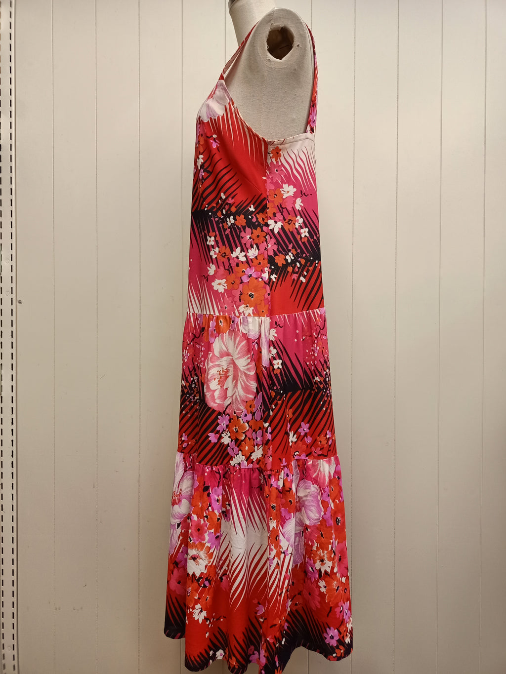 Vintage Osti Fashions Floral Palm Dress