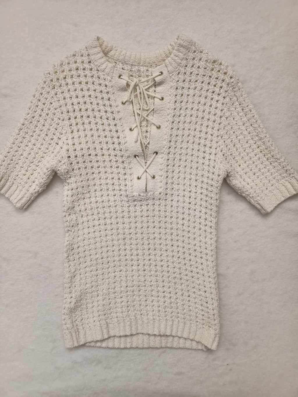 Vintage Crimped Knit Shirt