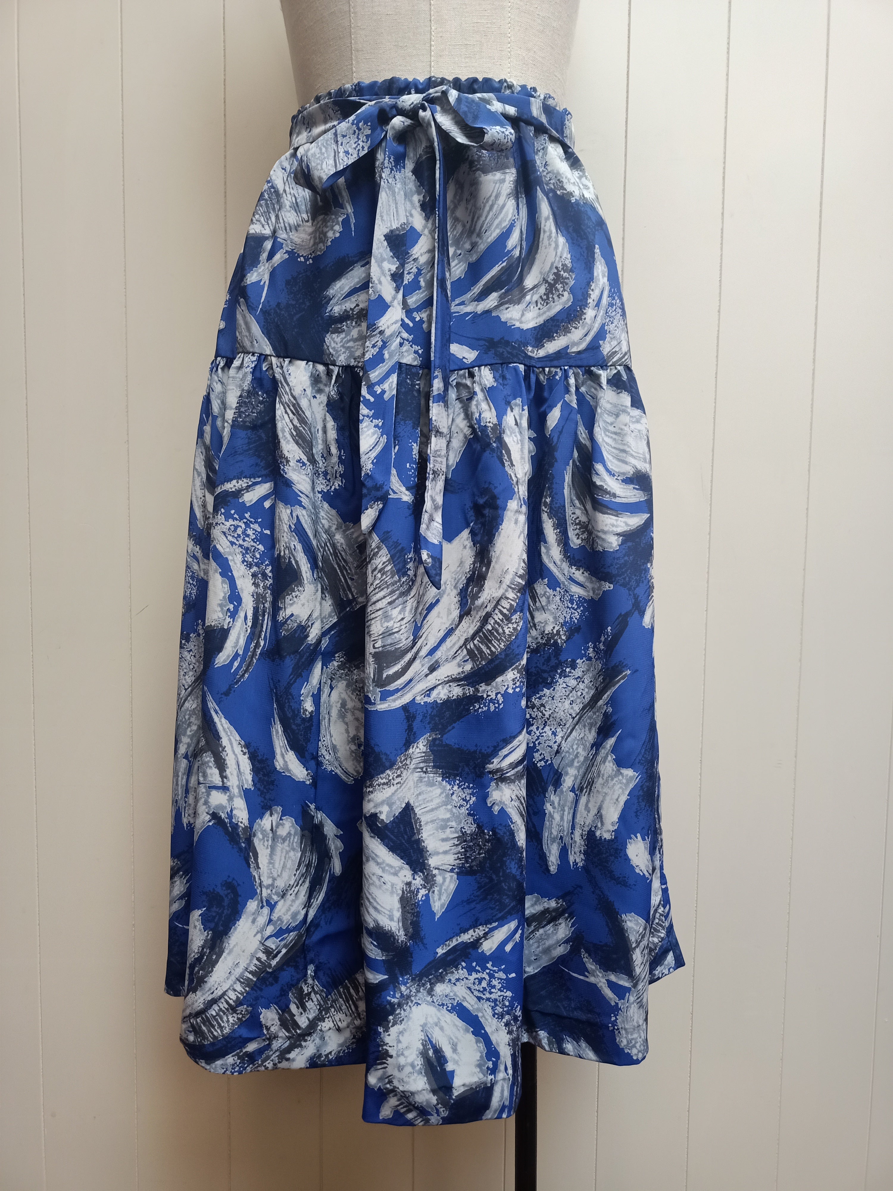 Vintage Brush Strokes Skirt