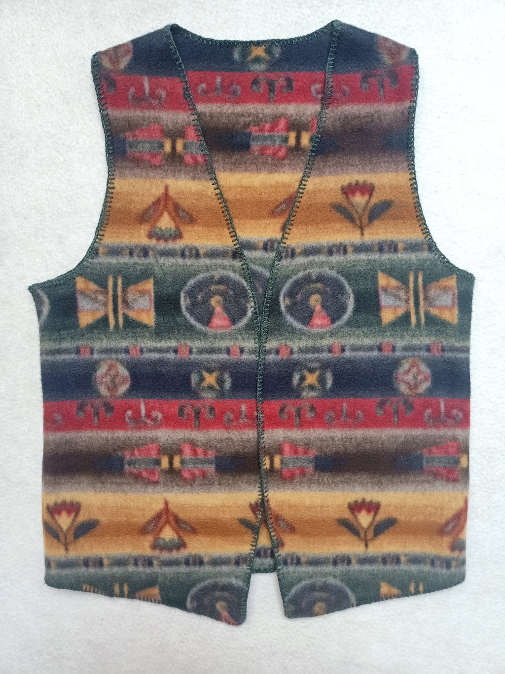 Retro Polar Fleece Vest