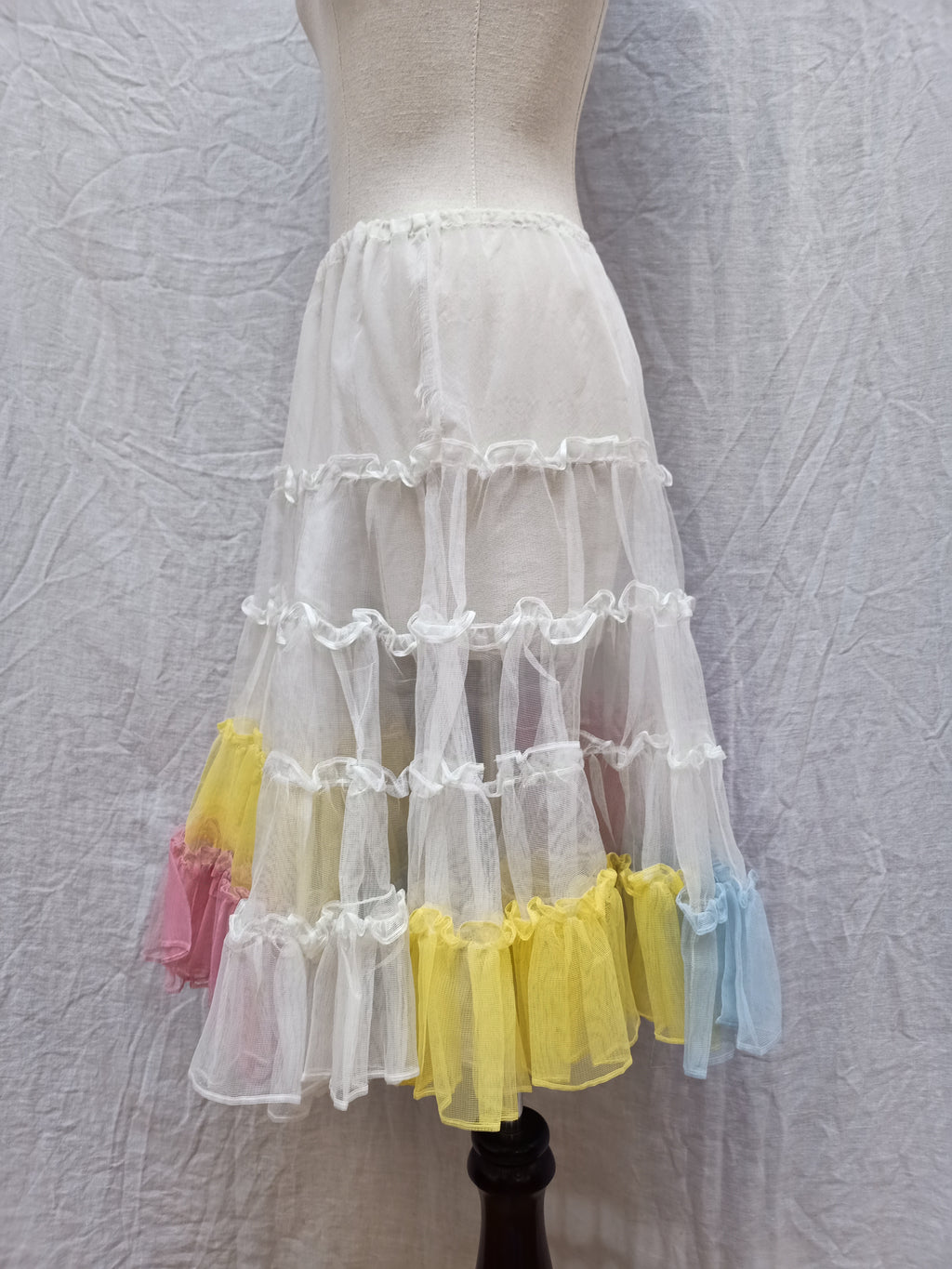 Vintage Pastel Rainbow Petticoat