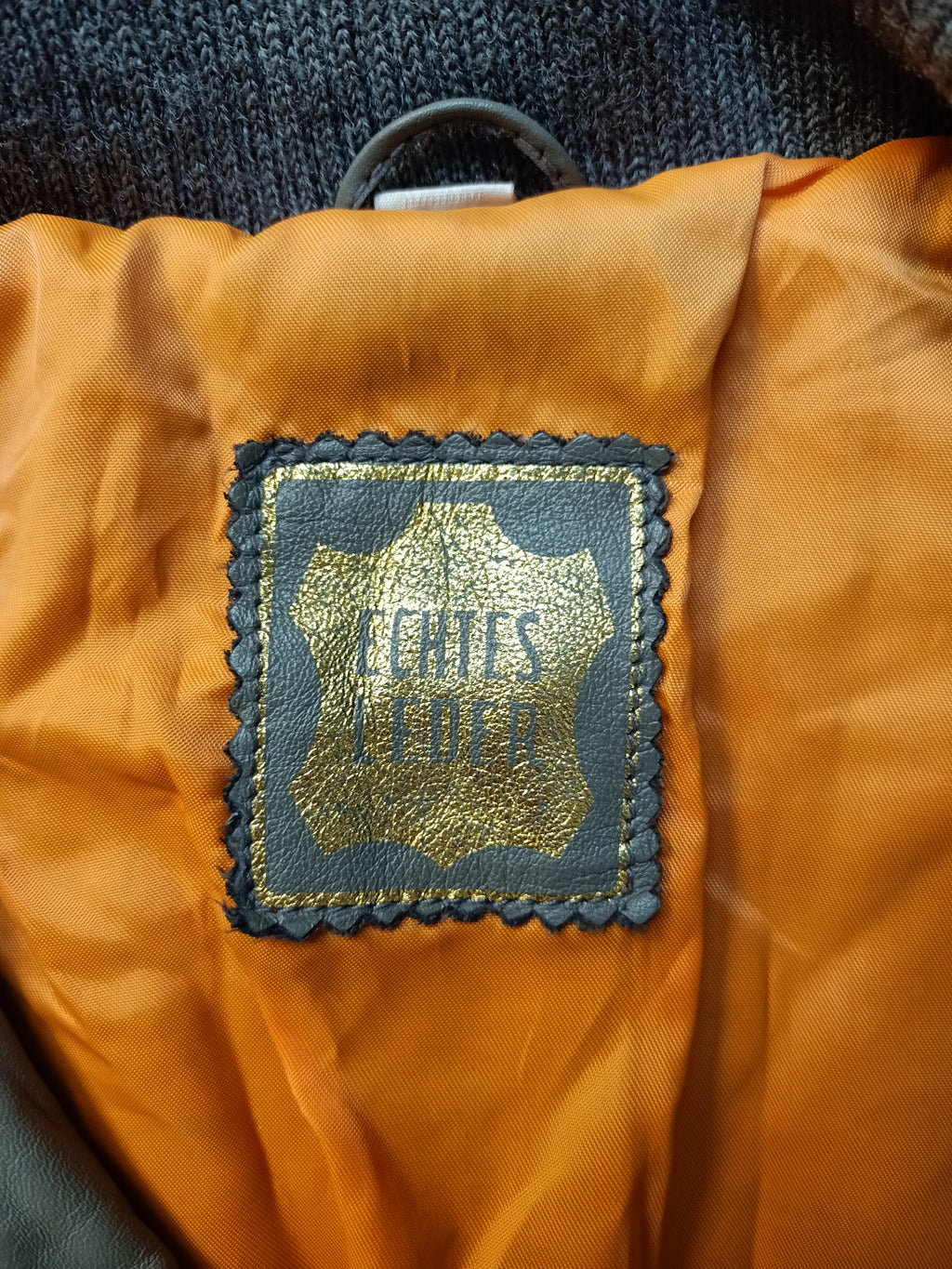 Leather Bomber Jacket