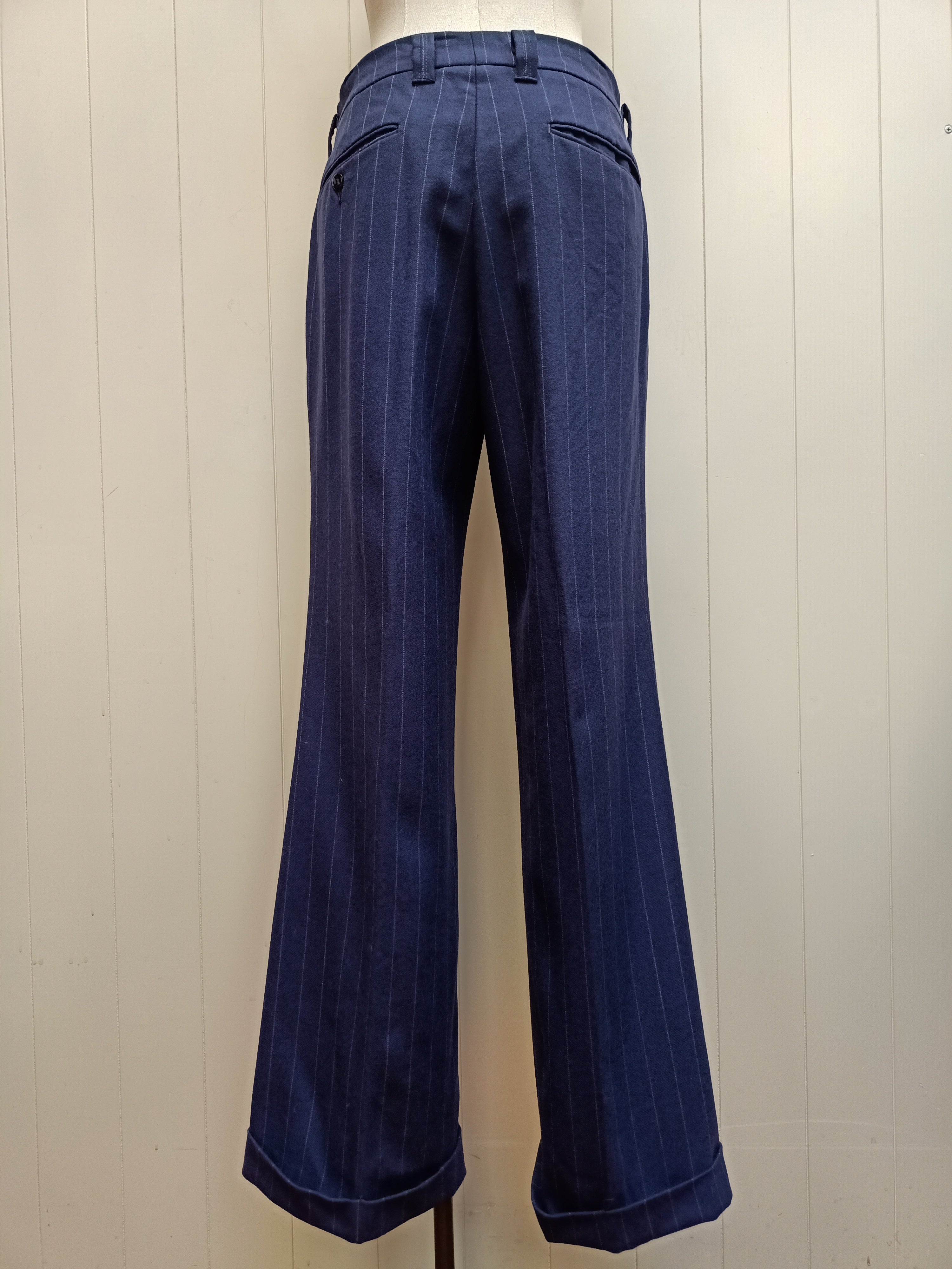 Vintage Mens Don Marcus Pinstripe Pants