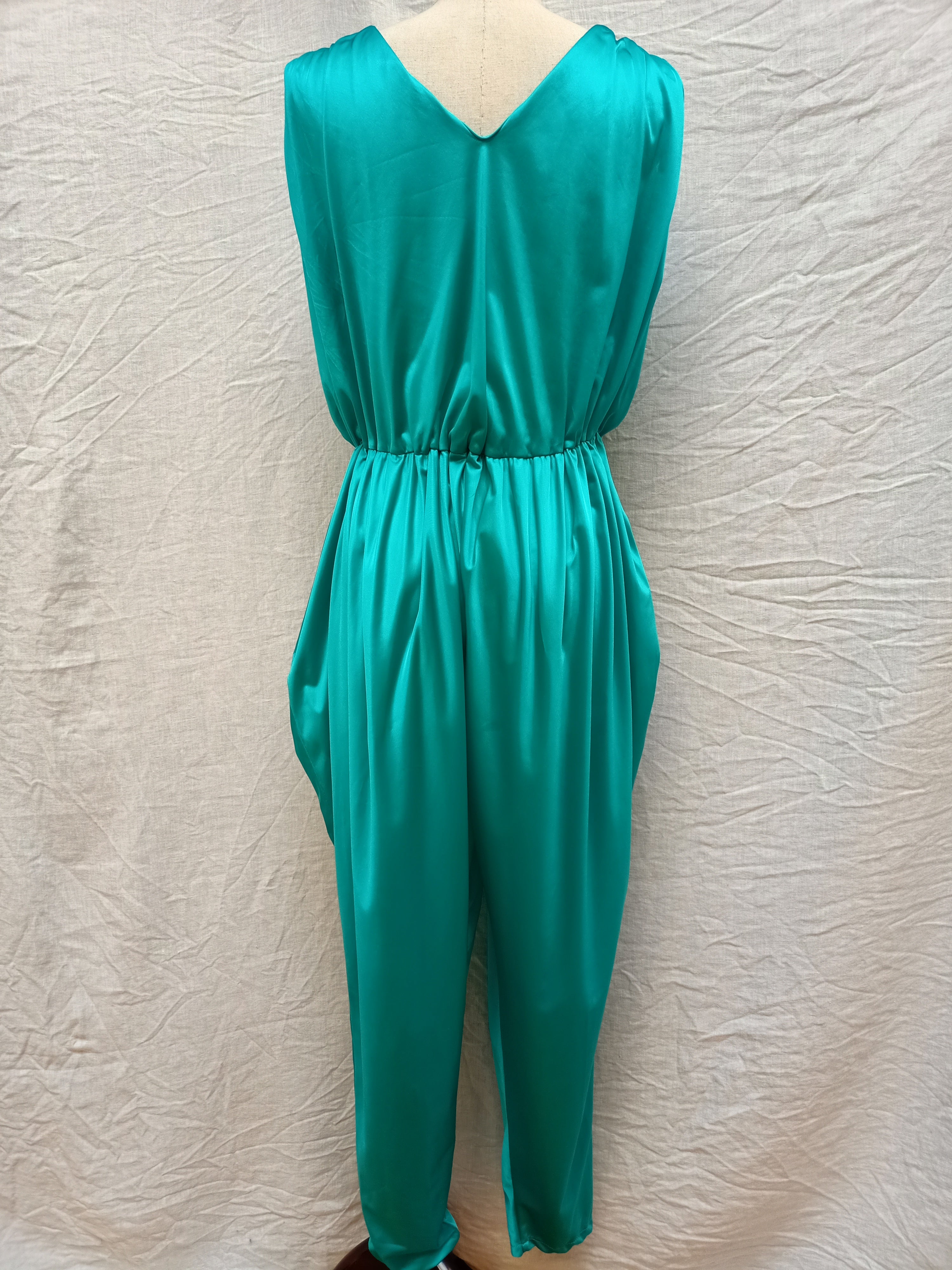 Vintage Teal Jumpsuit