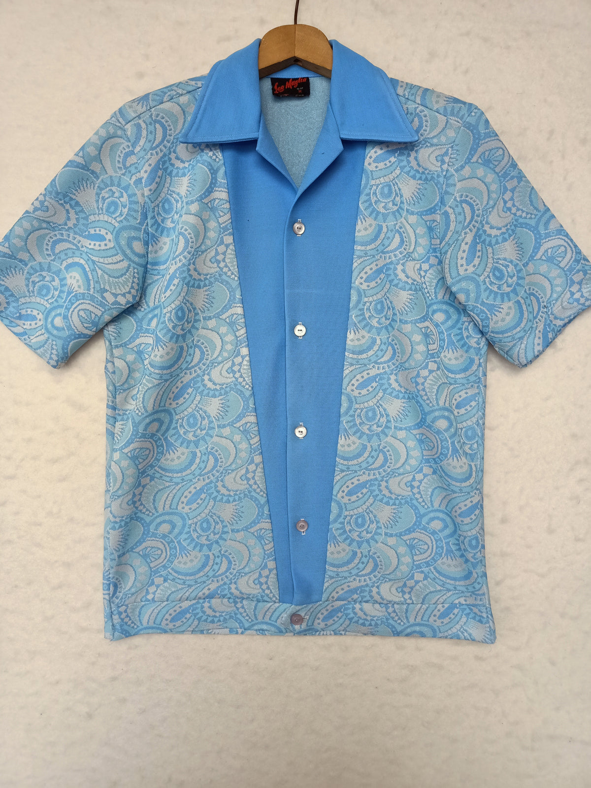 Vintage Mens Leo Maglia Paisley Shirt