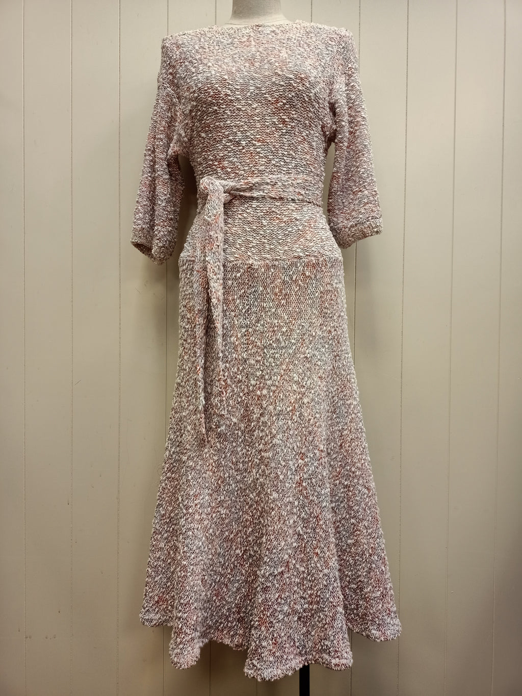 Vintage Boucle Knit Dress