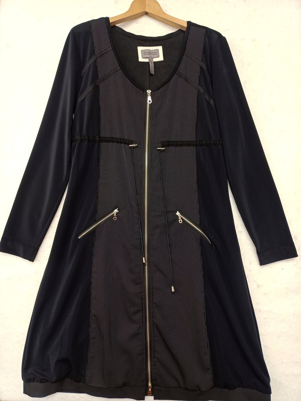 Calico Pinstripe Dress