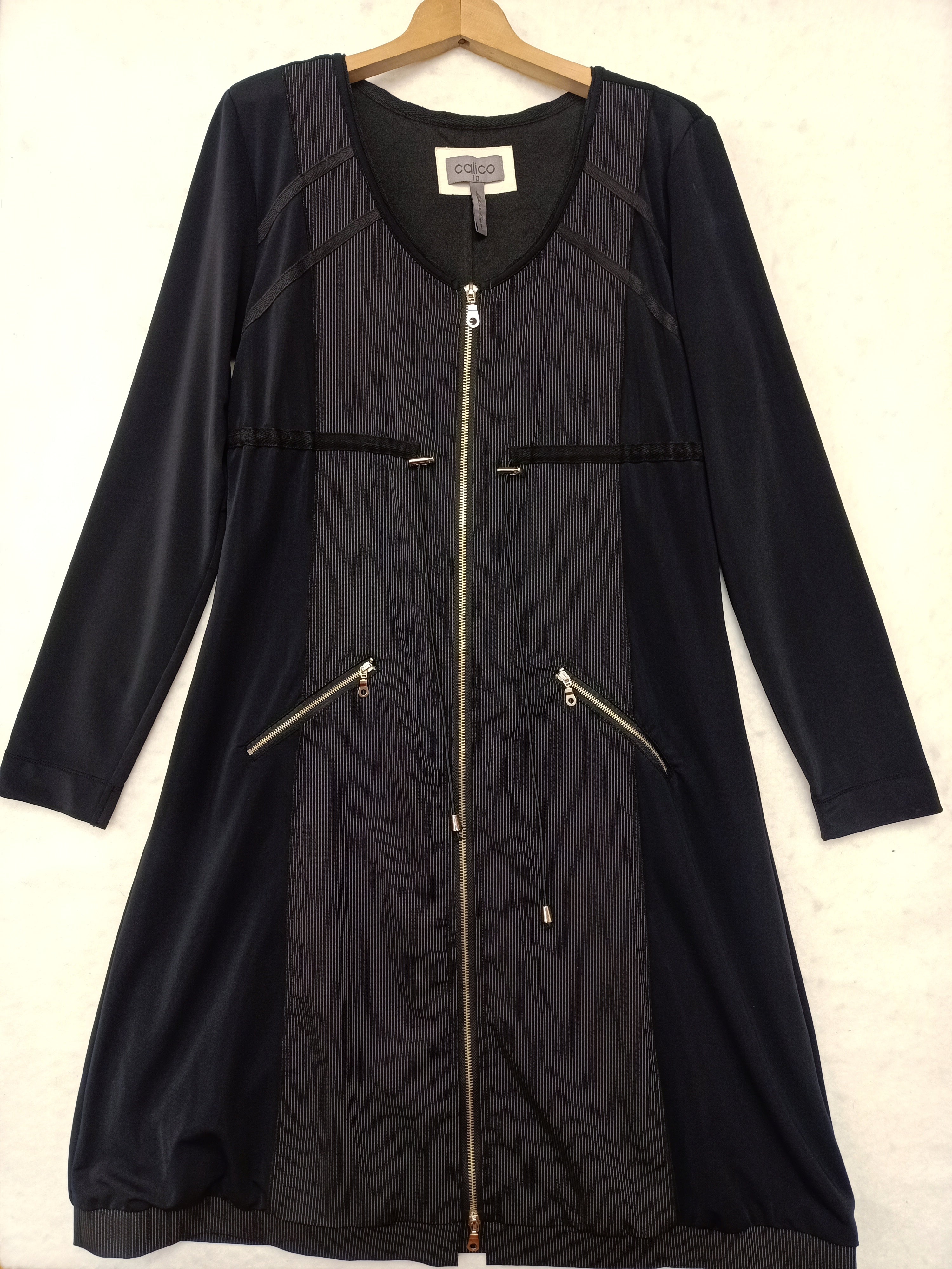 Calico Pinstripe Dress