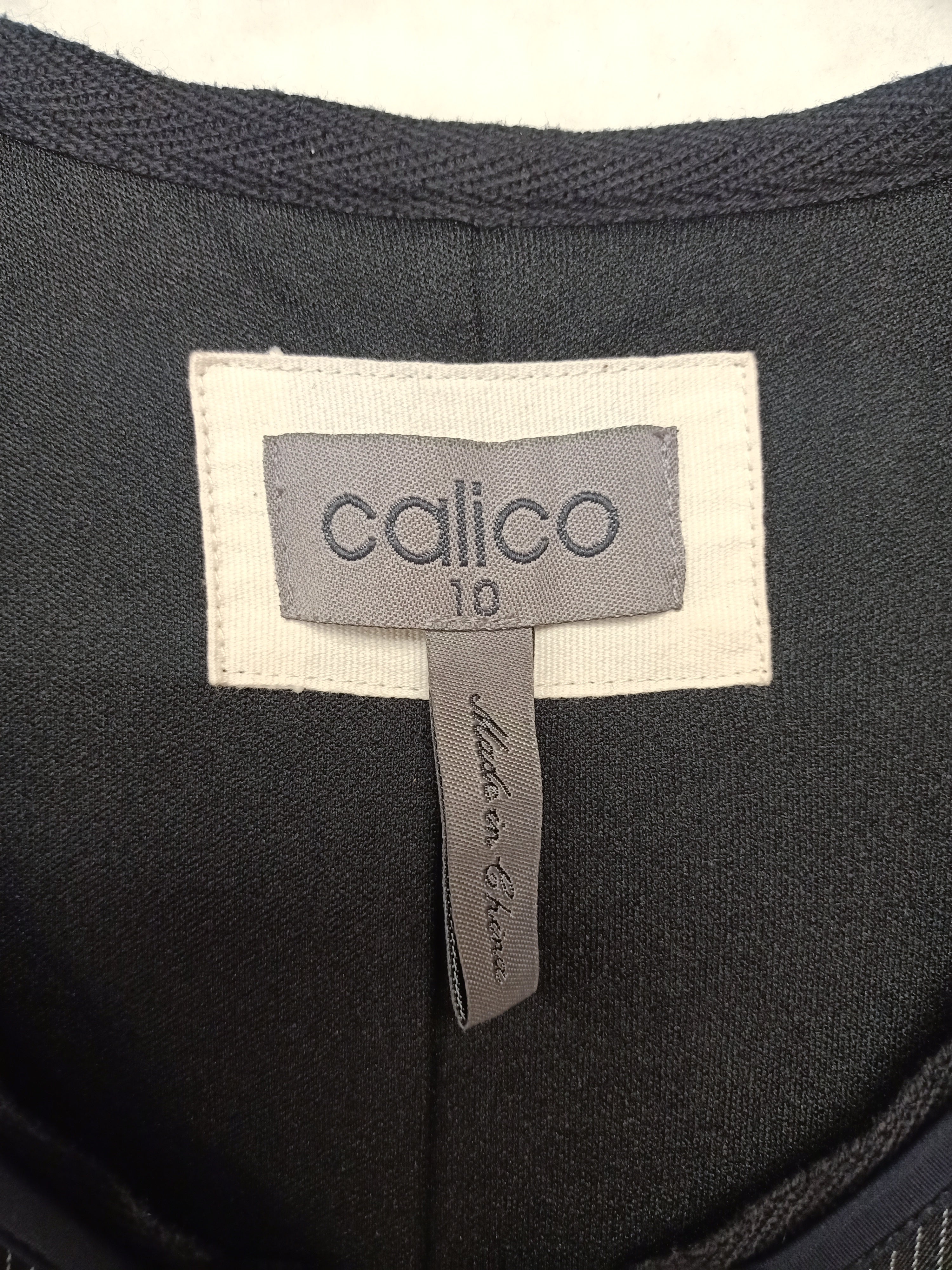 Calico Pinstripe Dress