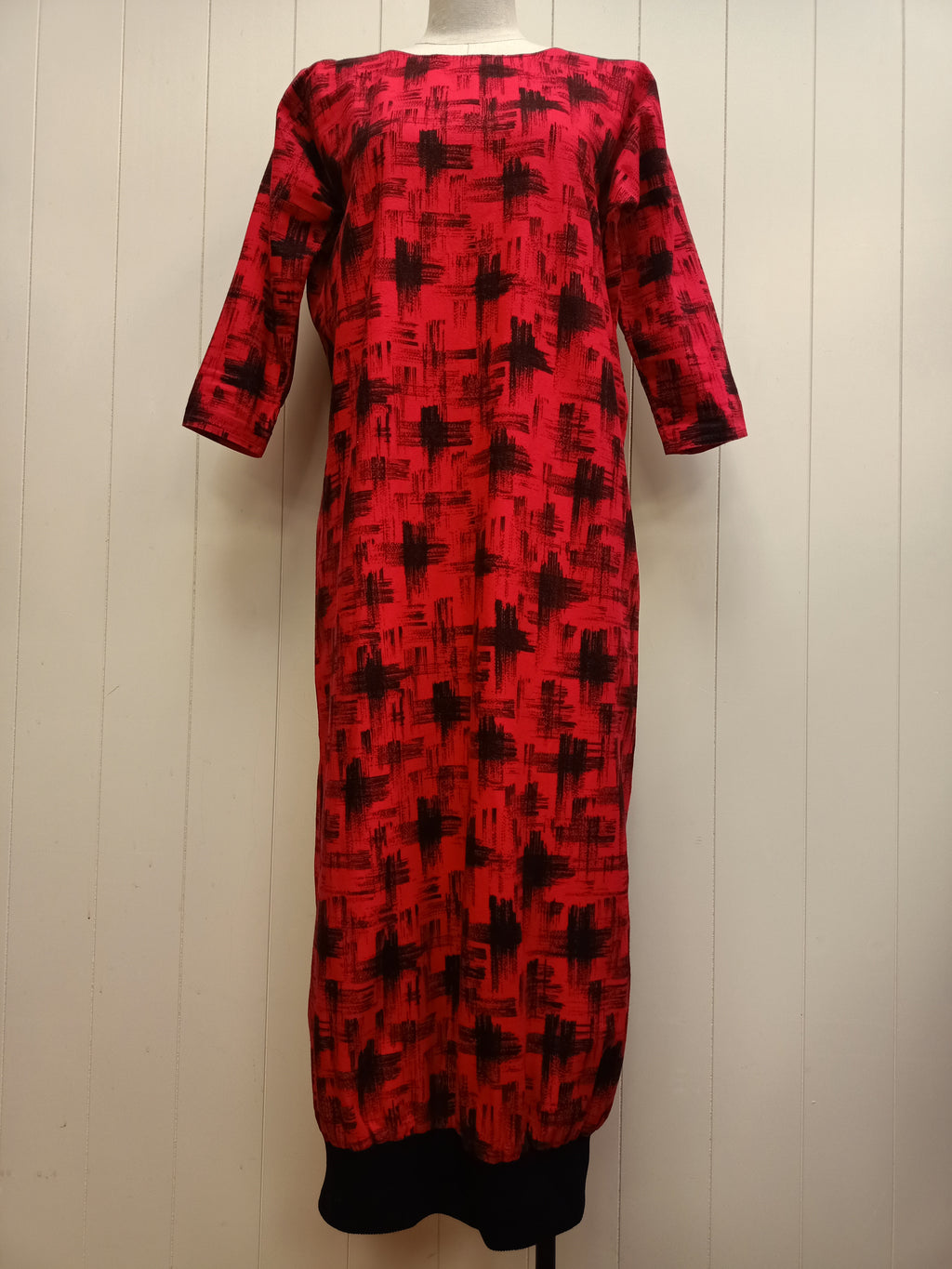Vintage Red Cocoon Dress