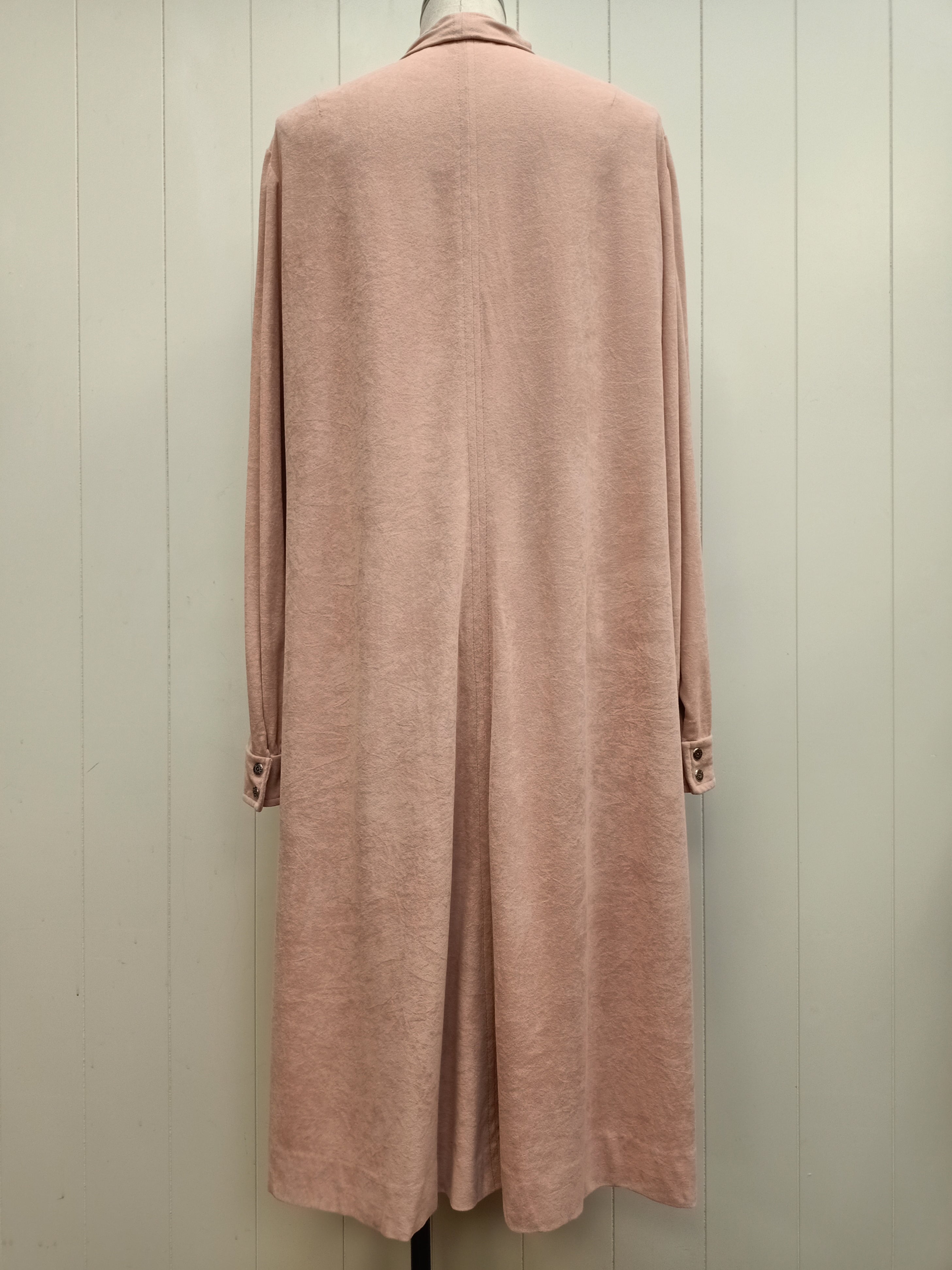 Vintage Sueded Pussycat Bow Dress