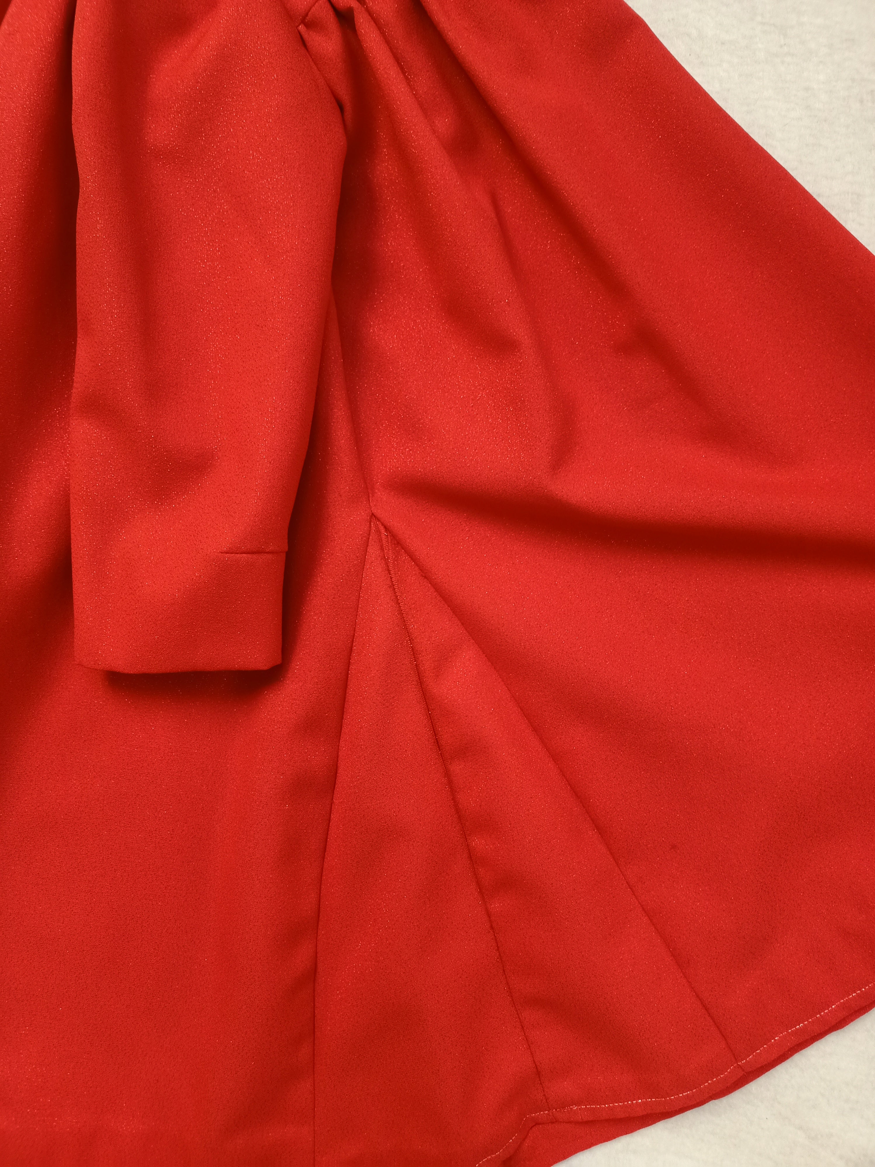 Vintage Sparkly Red Overcoat