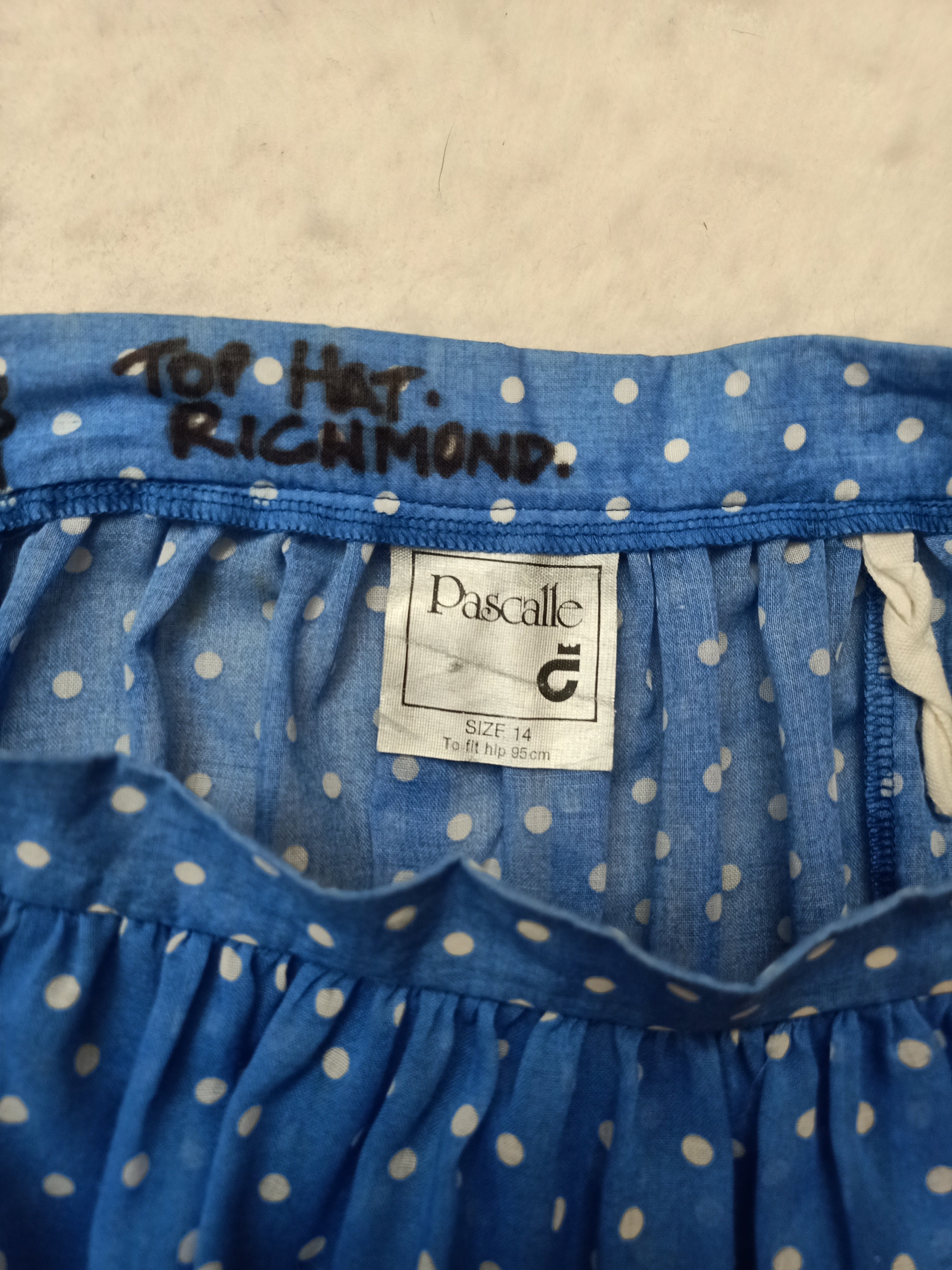 Vintage Pascalle Polka Dot Skirt