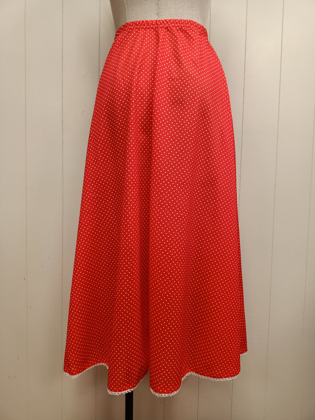 Vintage Red Polka Dot Skirt