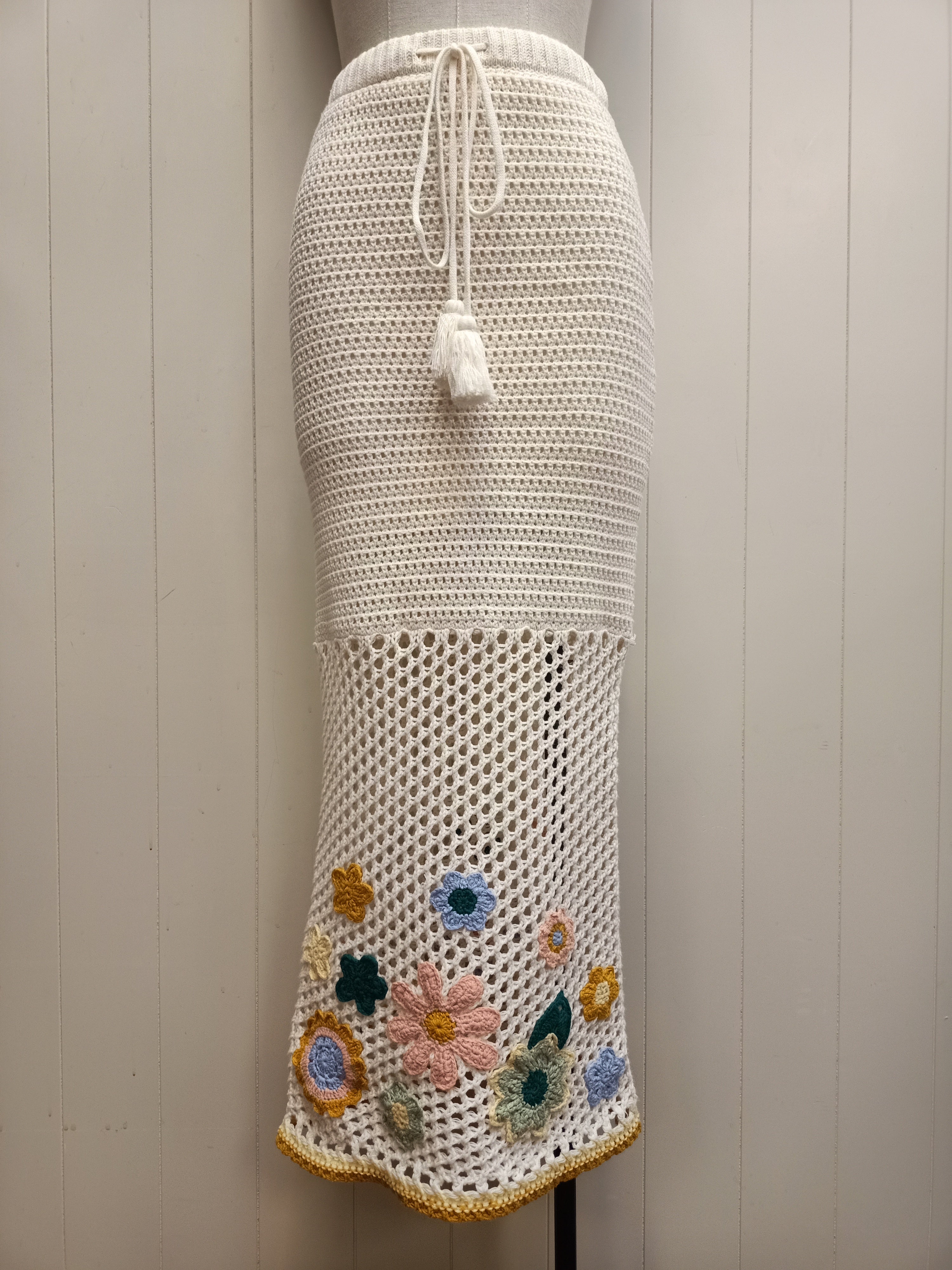 Ghanda Crochet & Knit Skirt