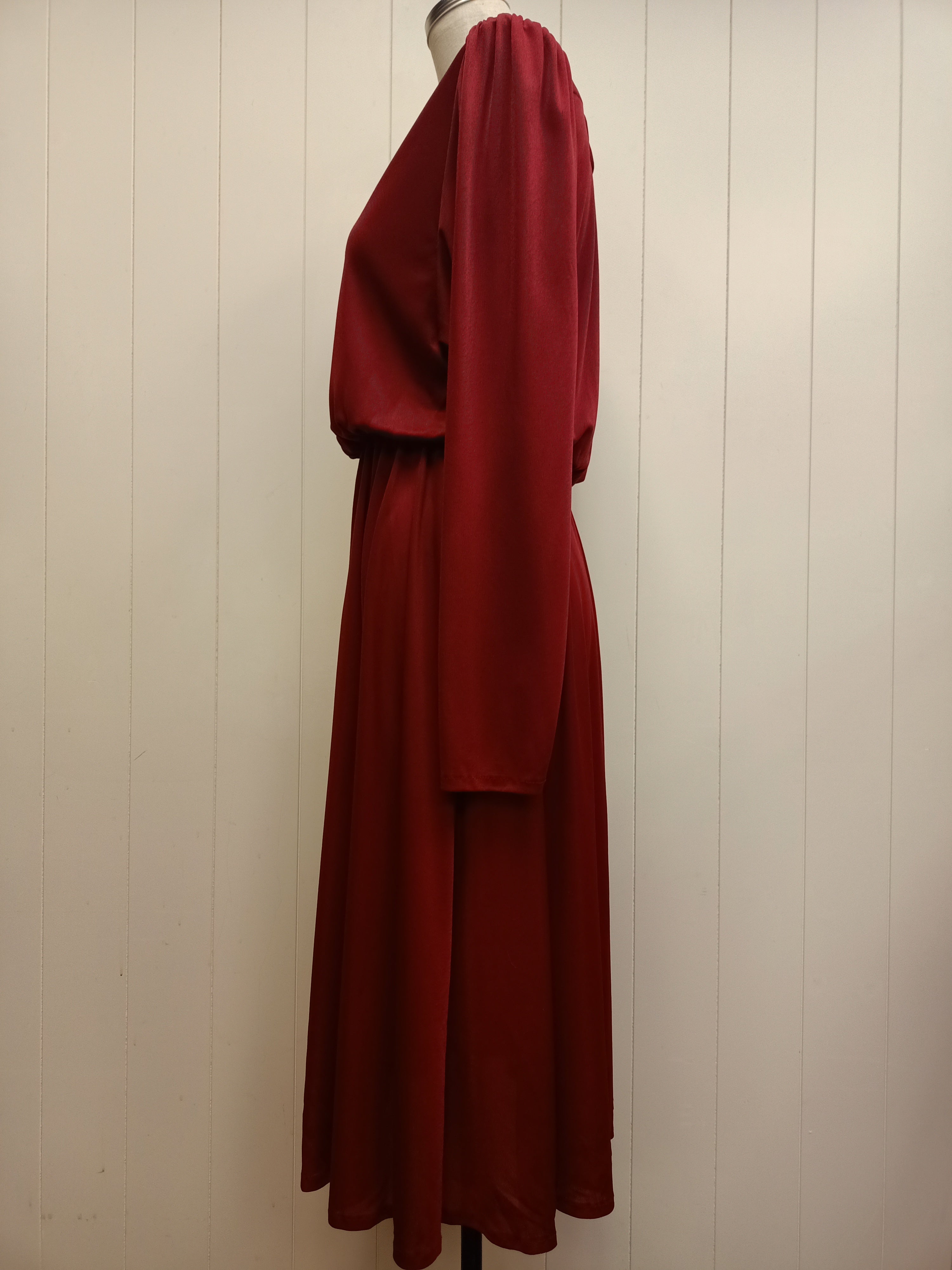 Vintage Surplice Back Dress