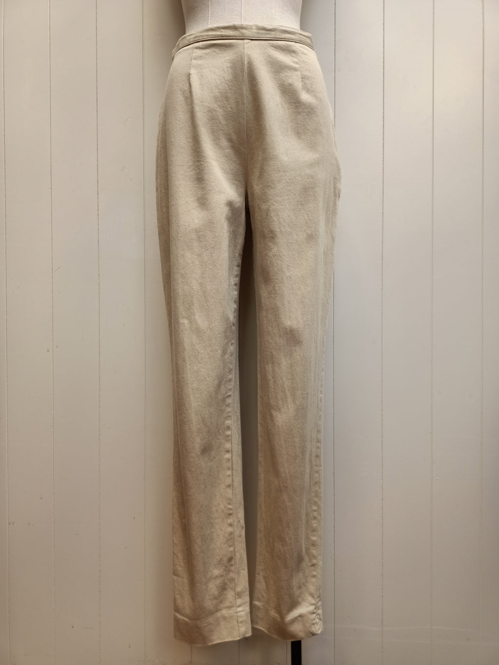 Retro Ezibuy Slub Cotton Pants