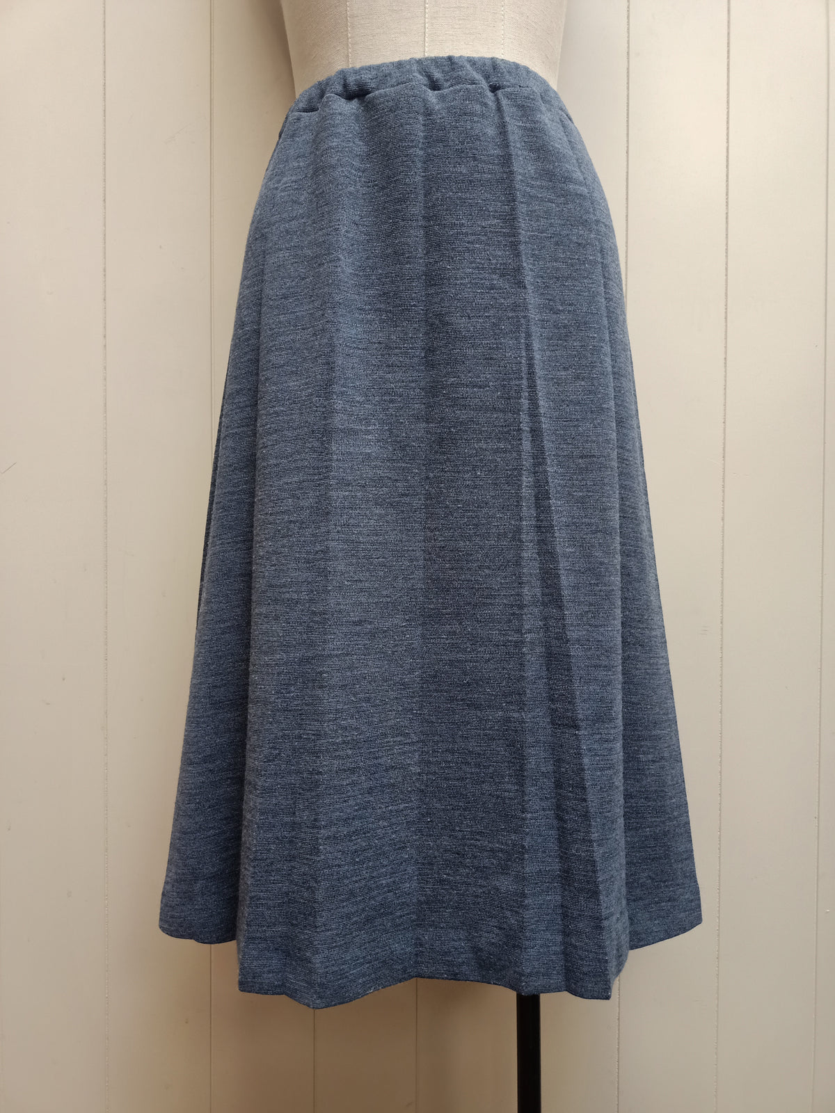 Vintage Trelana Denim Marle Knit Skirt