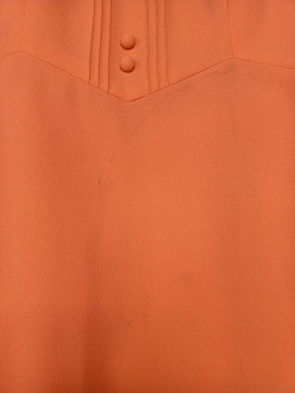 Vintage Neon Orange Maxi Dress