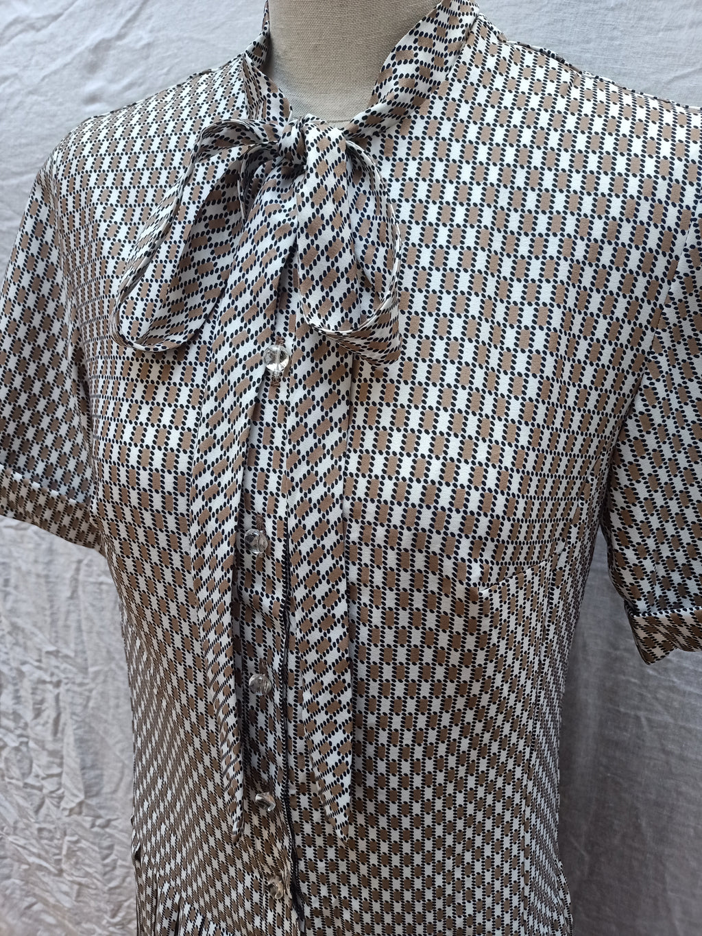 Vintage Eastex Pleated Dress
