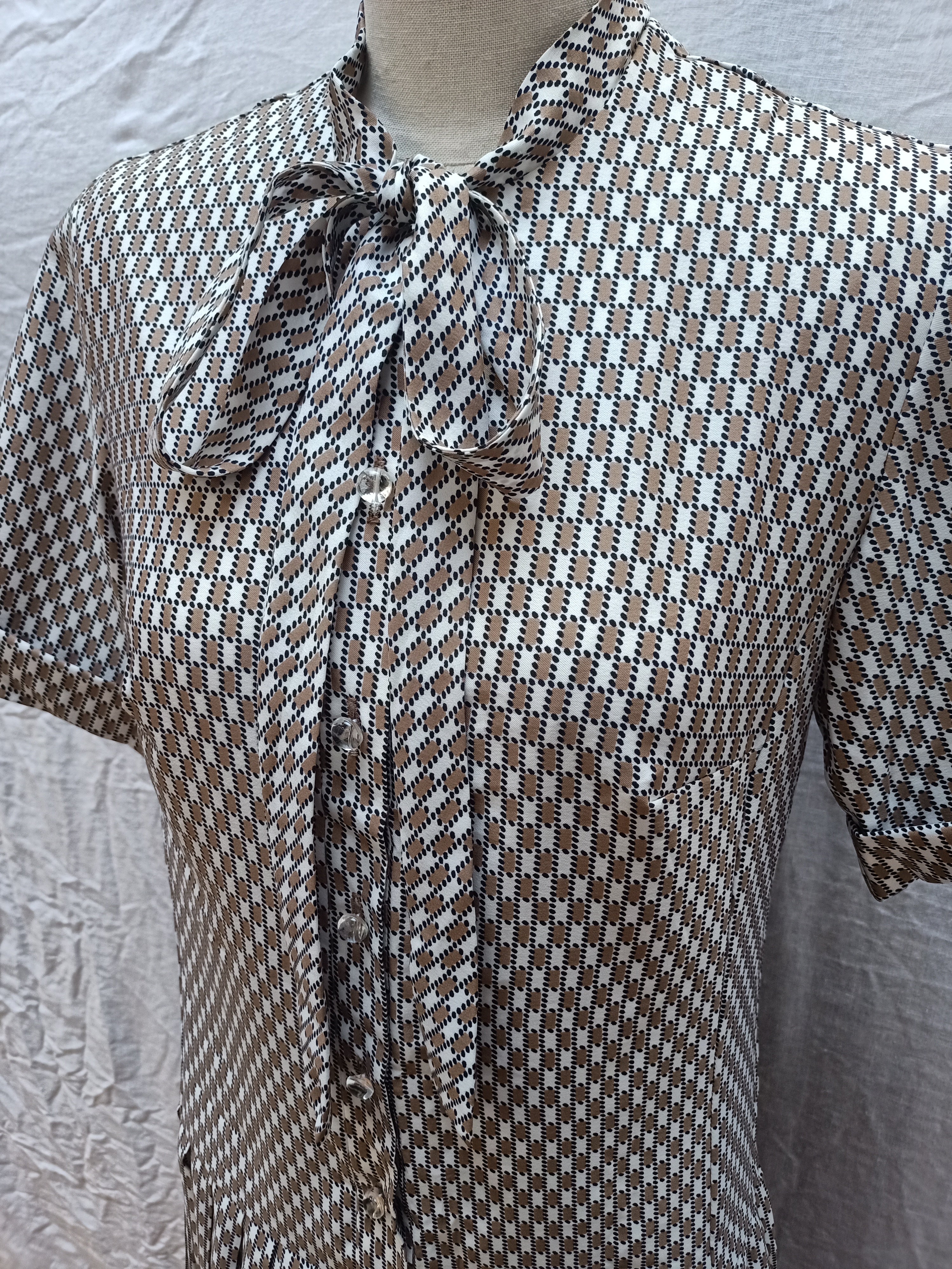 Vintage Eastex Pleated Dress