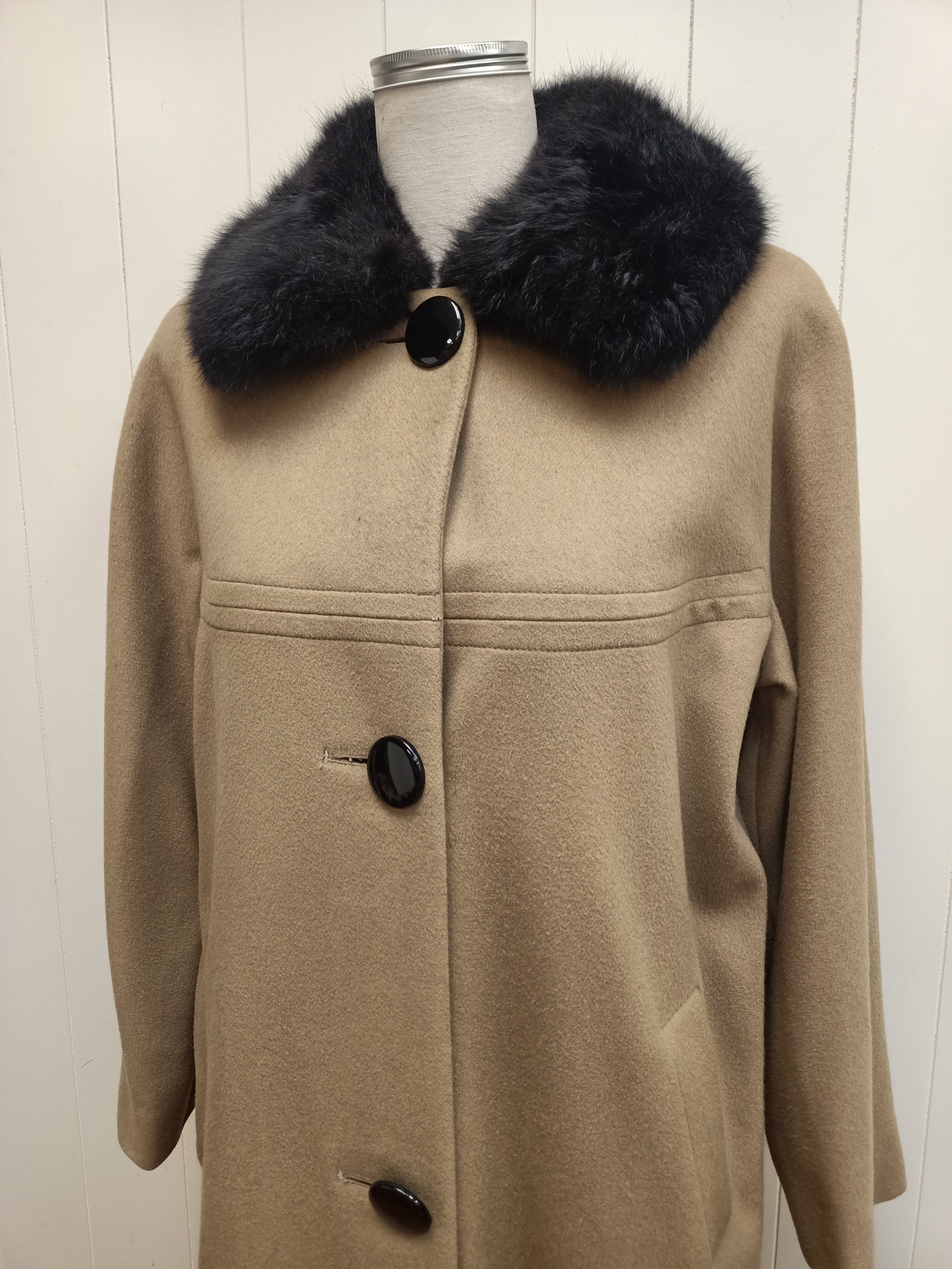 Vintage Debuteen Fur Collar Coat