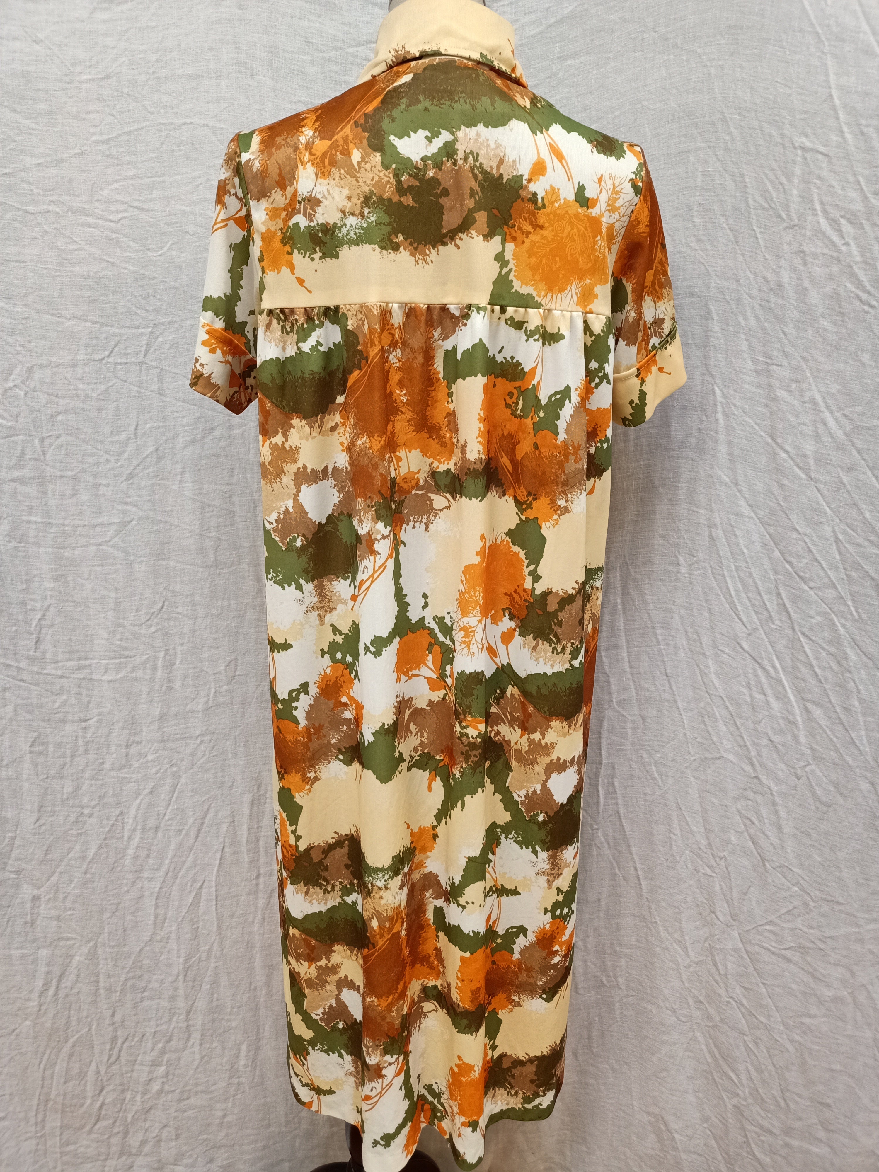 Vintage Abstract Earth Dress