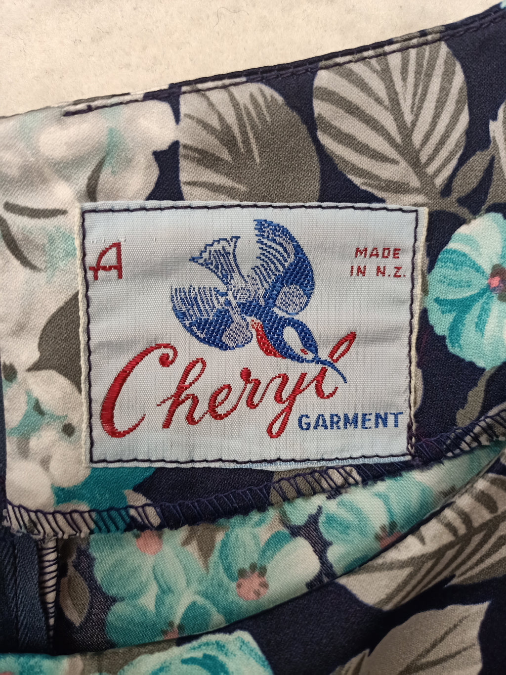 Vintage A Cheryl Garment Floral Shirt