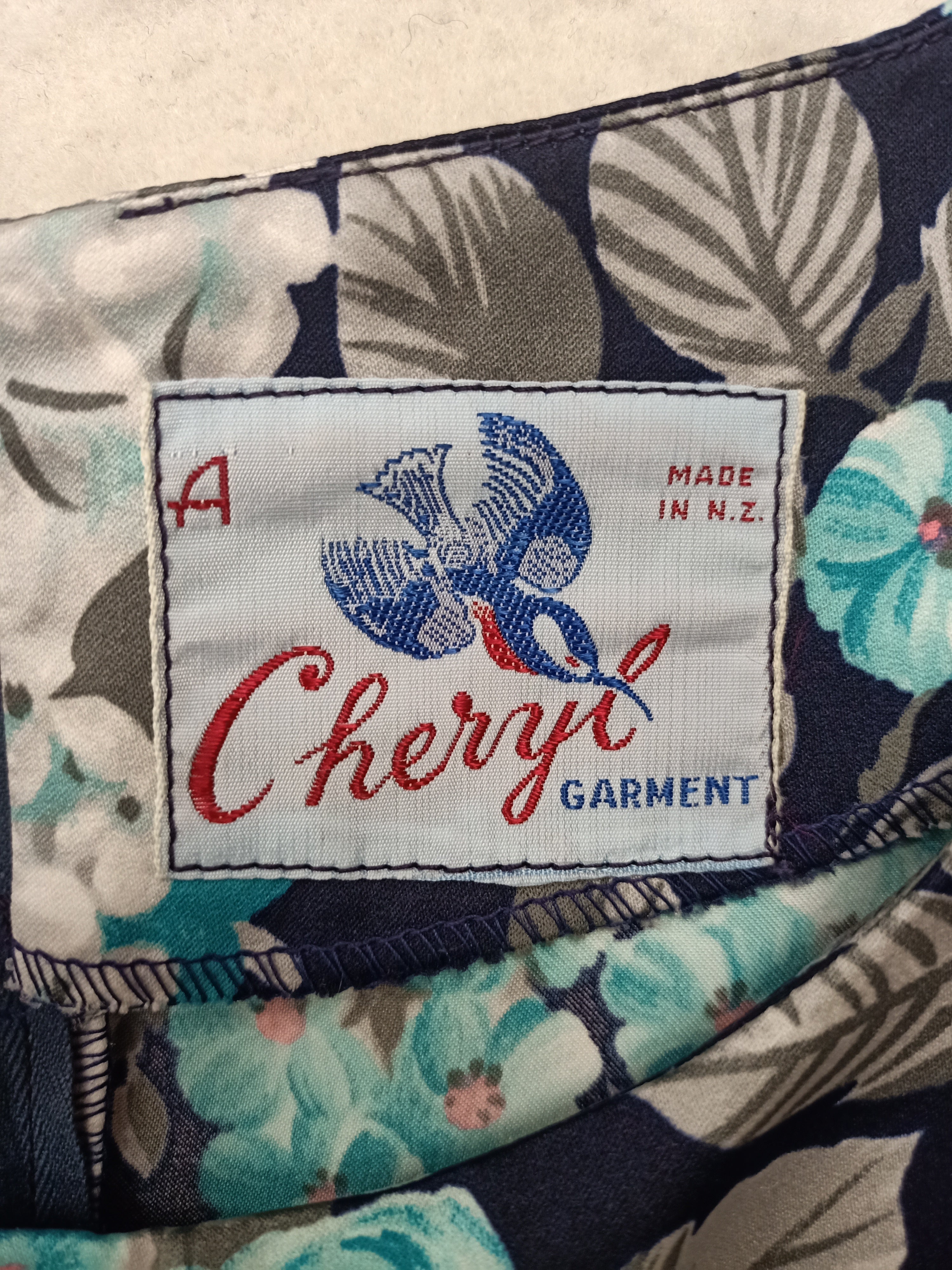 Vintage A Cheryl Garment Floral Shirt