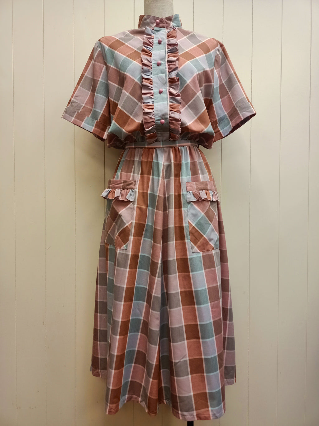 Vintage Frankie Plaid Dress